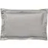 Oxford Pillowcase with Jacquard - Silver, Cotton