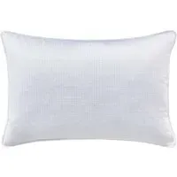Rectangular Cushion with Embroidery - White