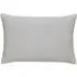 Rectangular Cushion with Jacquard - Silver, Cotton