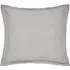 Sham Pillowcase - Silver, Egyptian Cotton