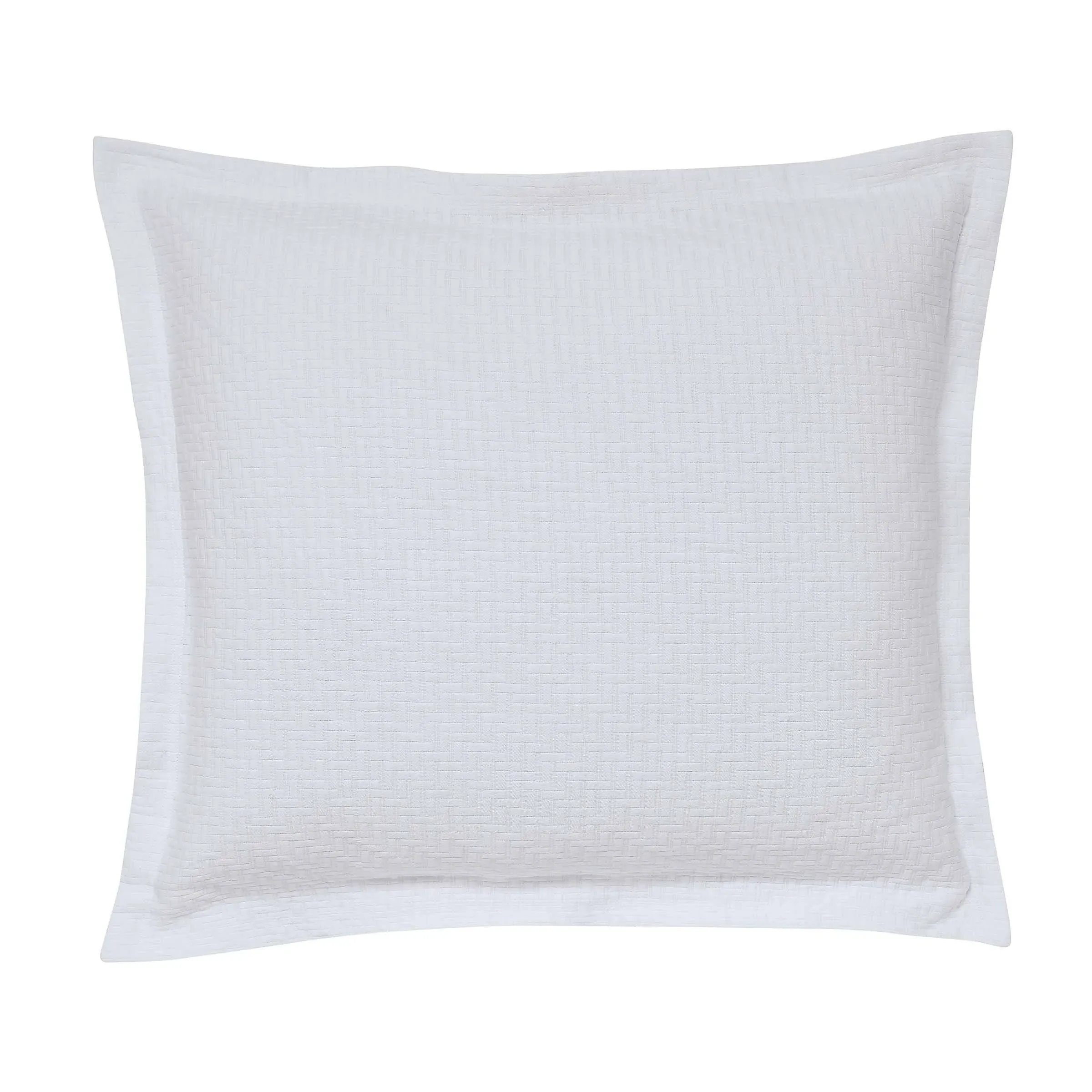 Sham Pillowcase - White, Egyptian Cotton