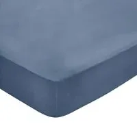 Single Fitted Sheet 300 Thread Count - Denim