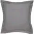 Square Oxford Pillowcase 300TC - Charcoal, Cotton