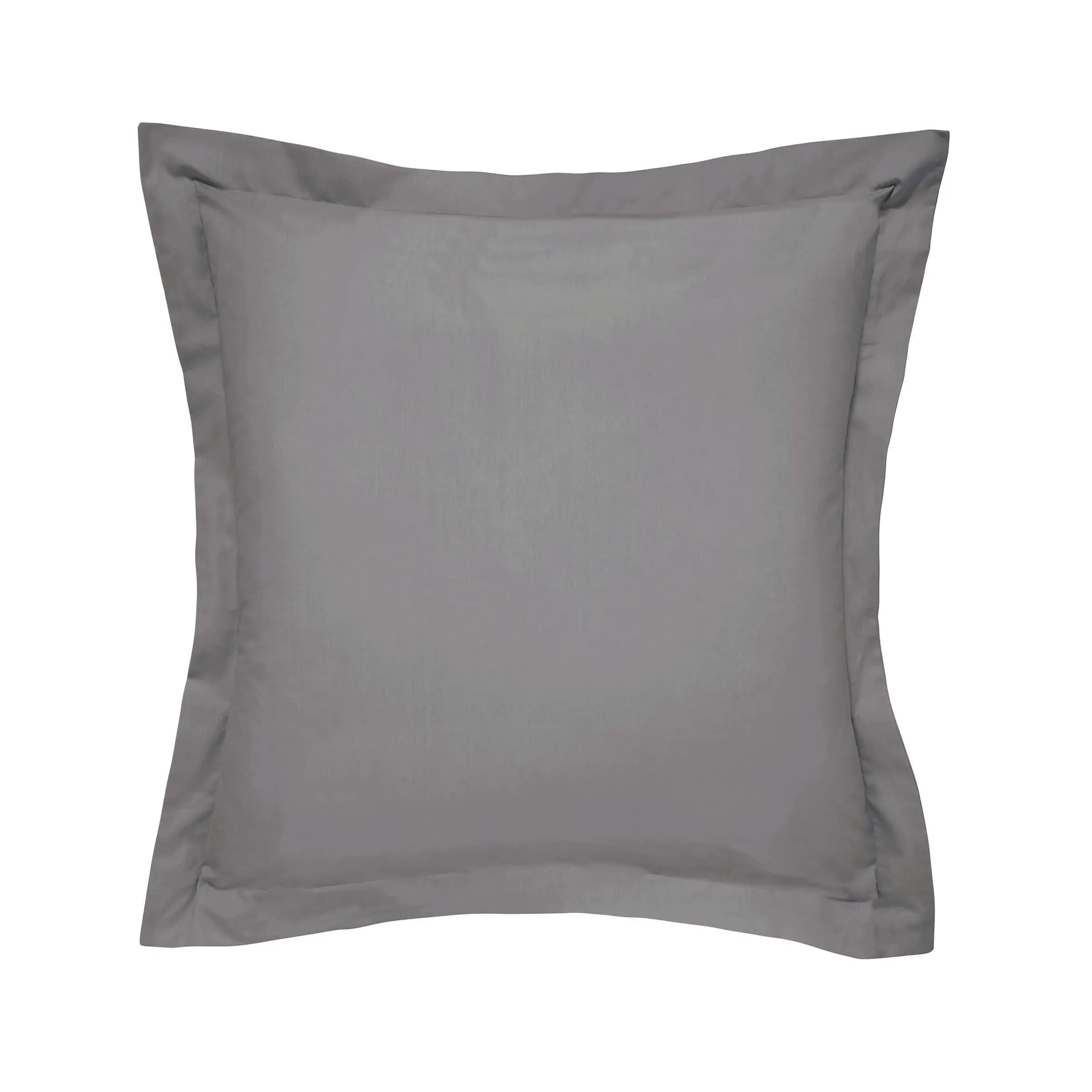 Square Oxford Pillowcase 300TC - Charcoal, Cotton image