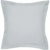 Square Oxford Pillowcase 300TC - Silver, Cotton