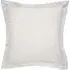 Square Oxford Pillowcase - Silver, Cotton