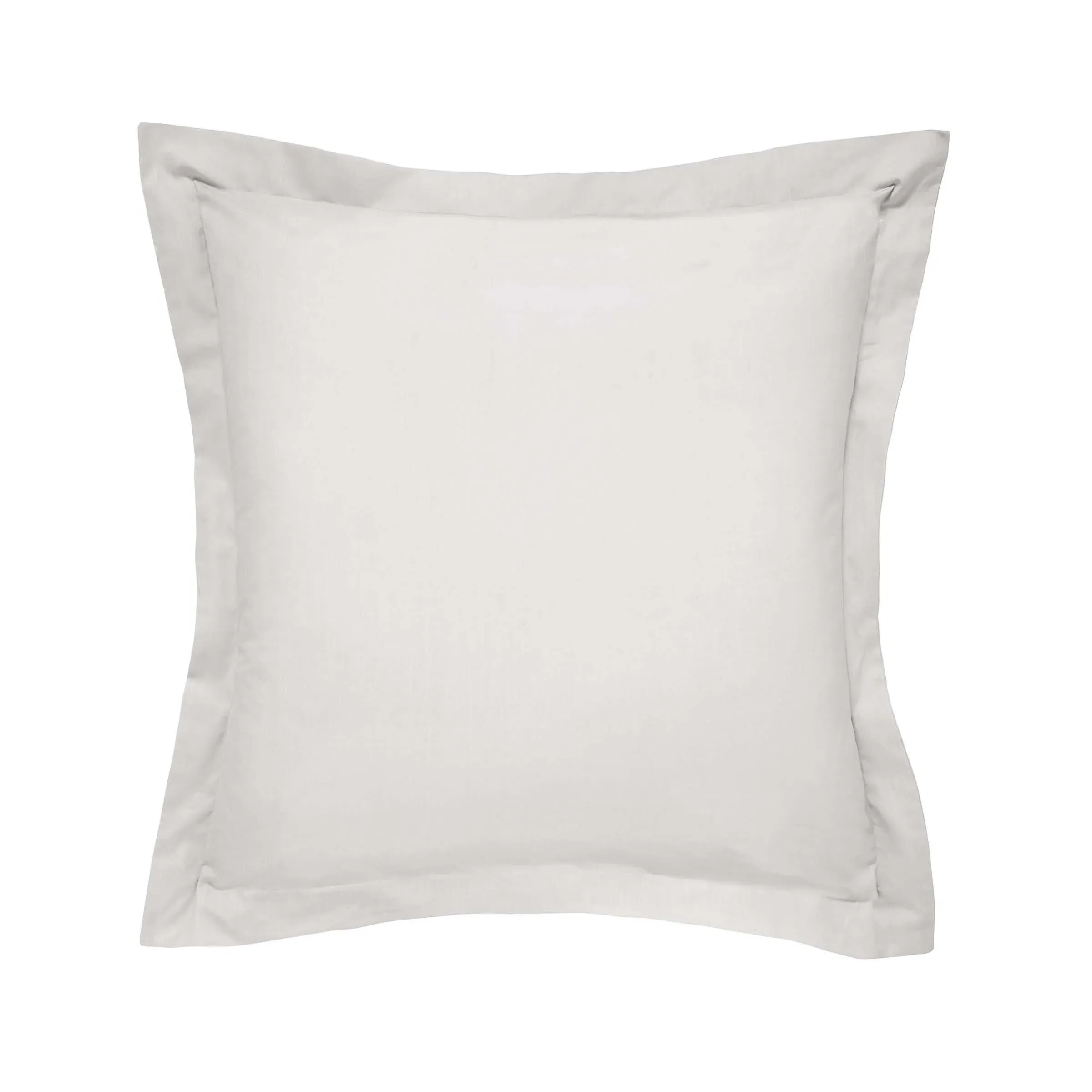Square Oxford Pillowcase - Silver, Cotton