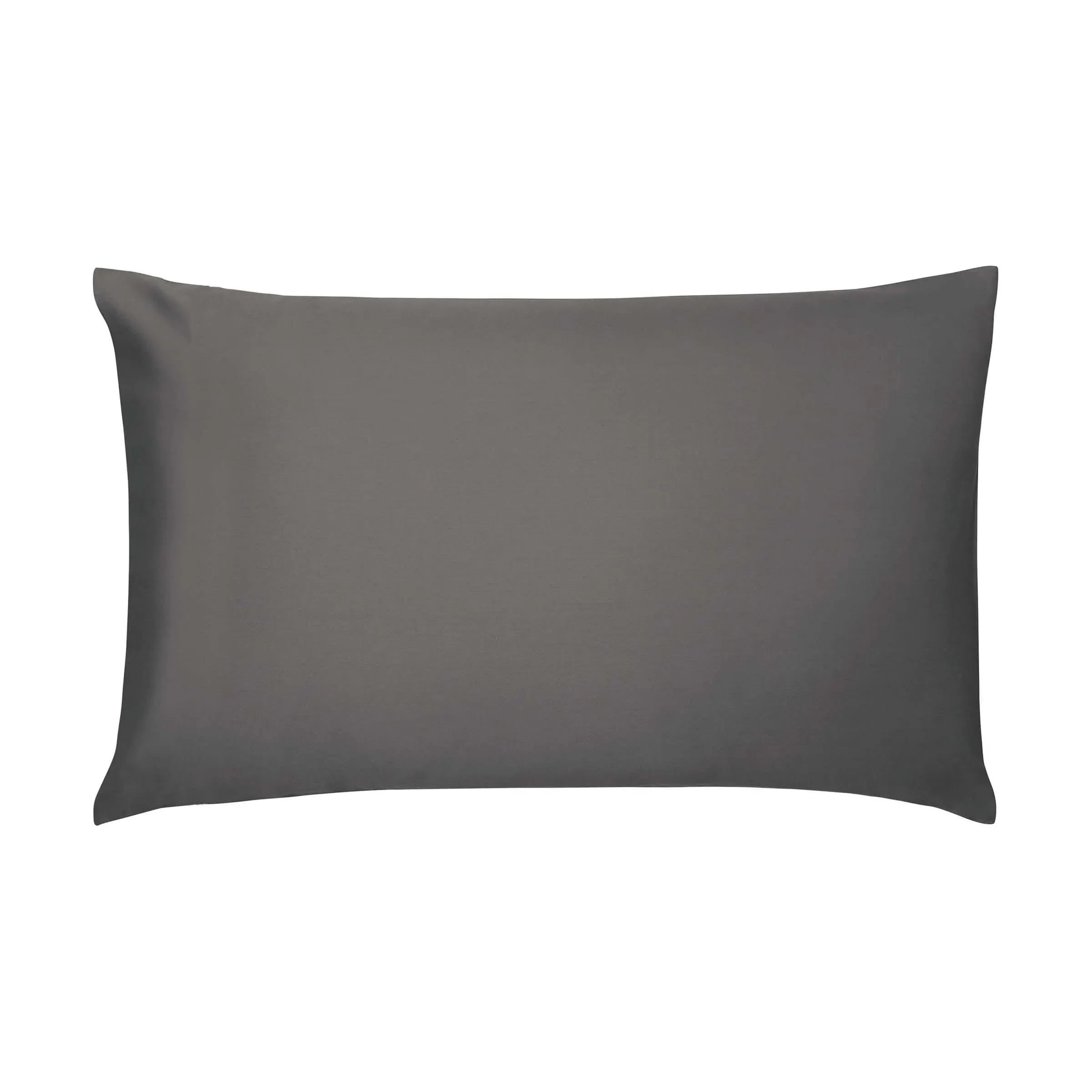 Standard Pillowcase Pair 400 Thread - Charcoal, Cotton