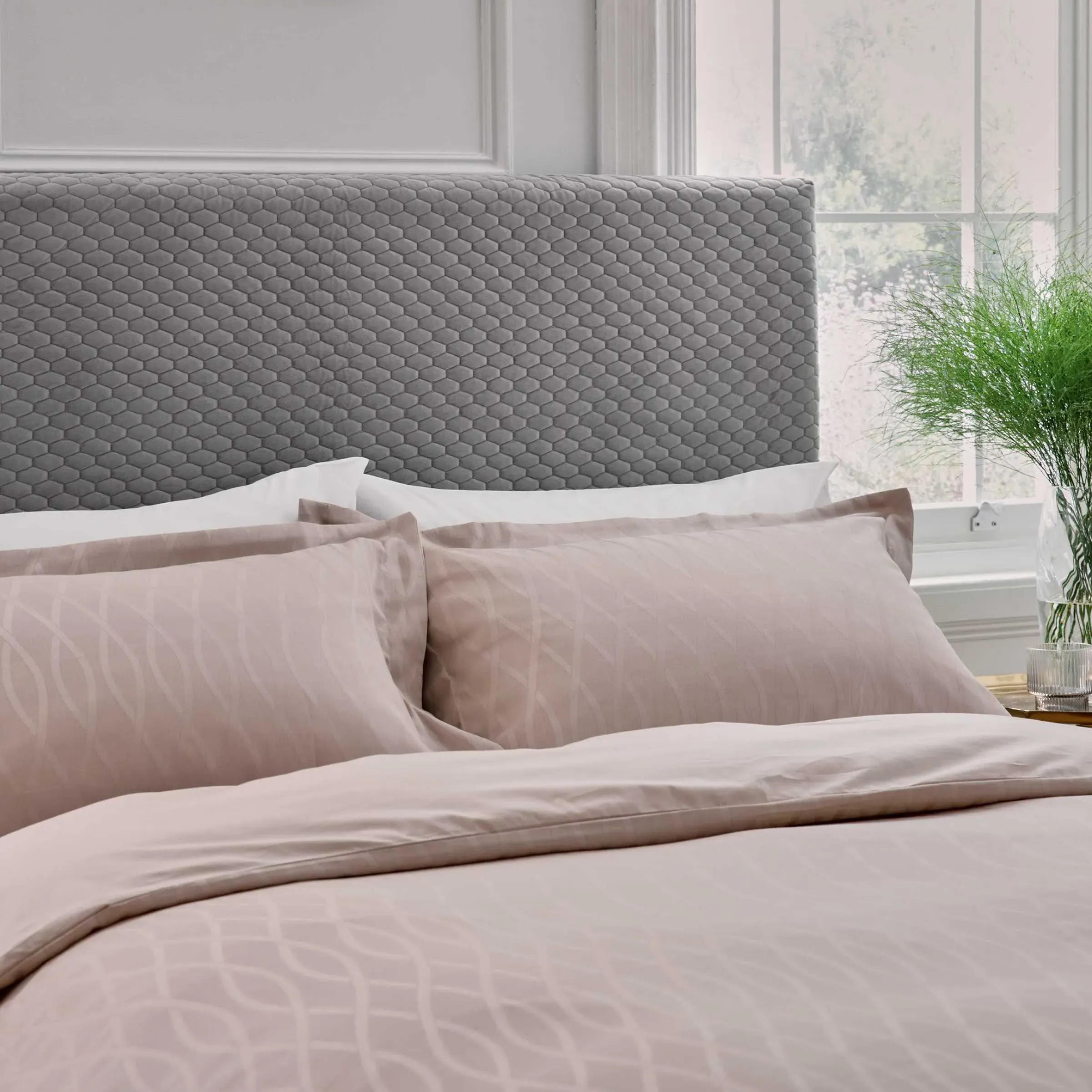 Super King Duvet Cover Set - Truffle, Cotton