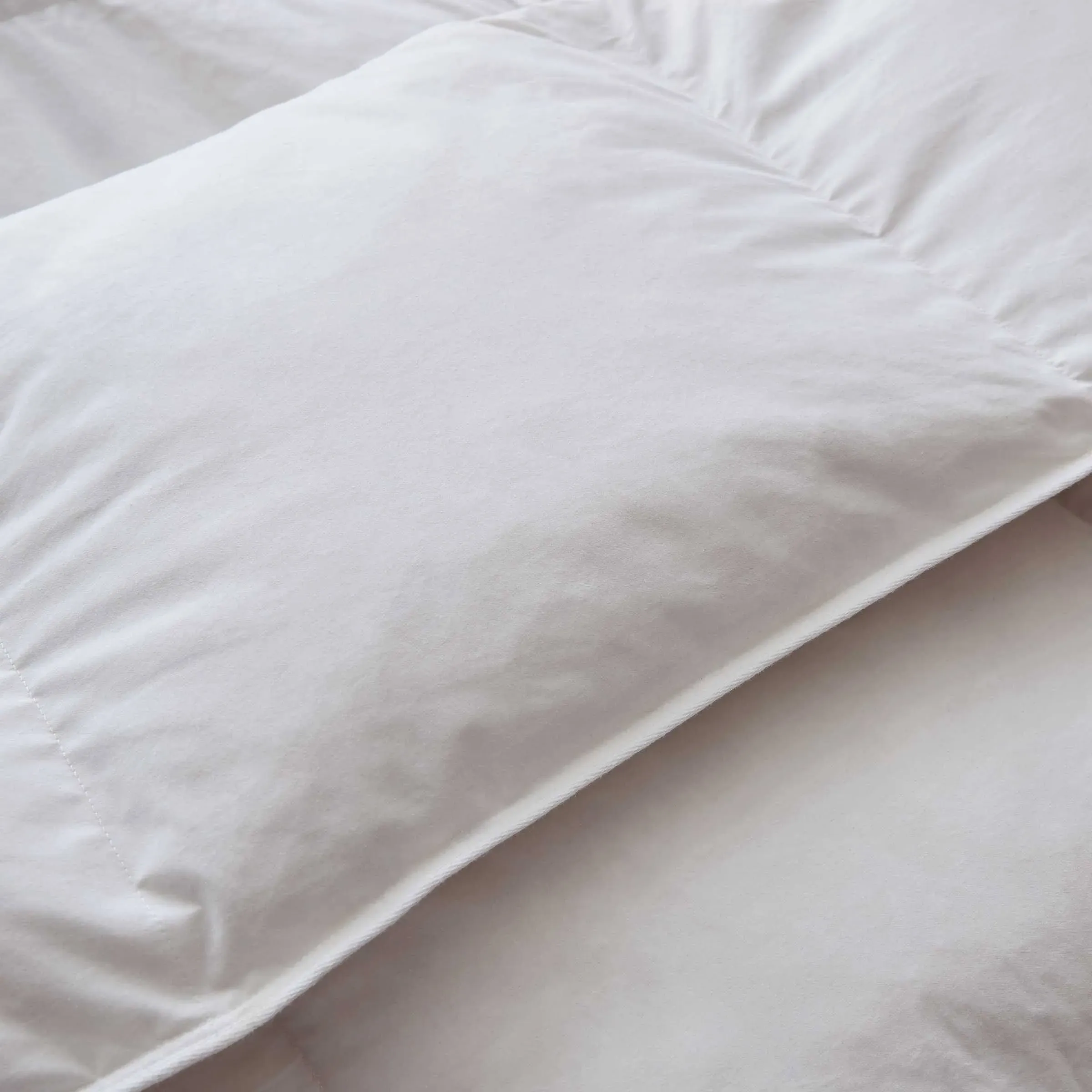 Goose Feather & Down Double Duvet 13.5 Tog - White, Cotton Percale alternate view
