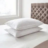 Goose Feather & Down Pillow Pair - White