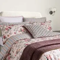 King Size Duvet Cover Set - Multi, Cotton Percale