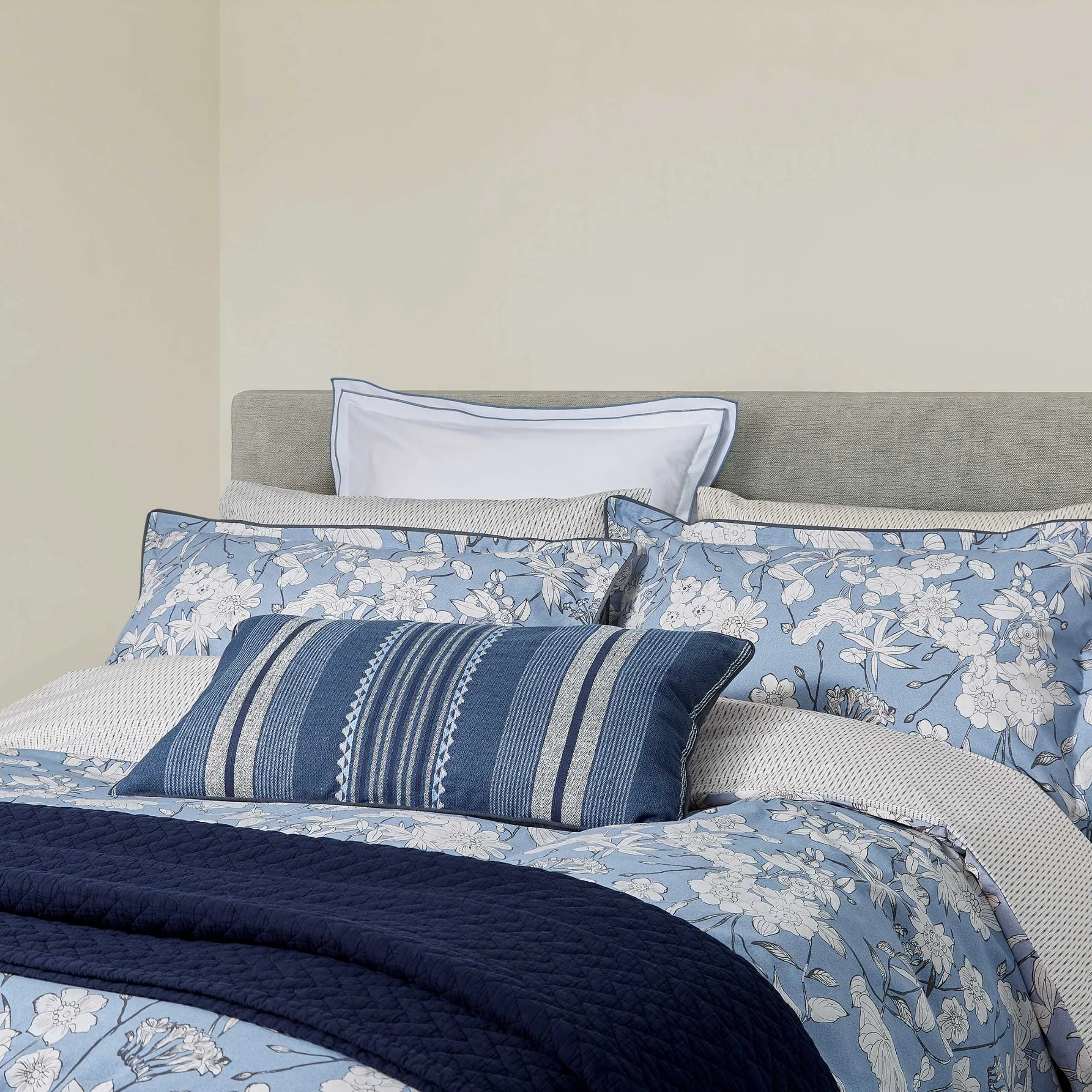 Liyana Single Duvet Cover Set - Chambray Blue product