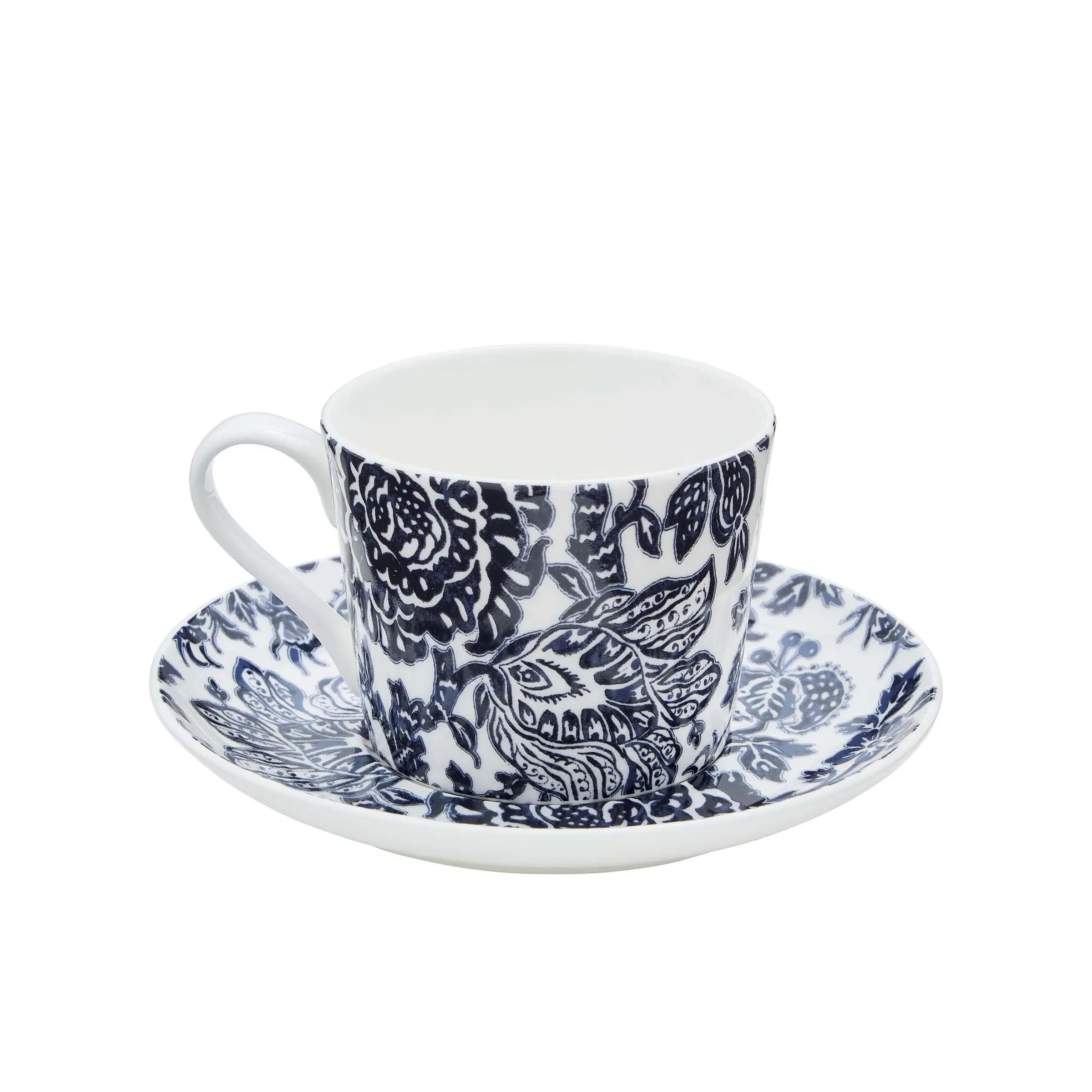 Morsan Tea Cup & Saucer - Midnight Navy, Bone China product