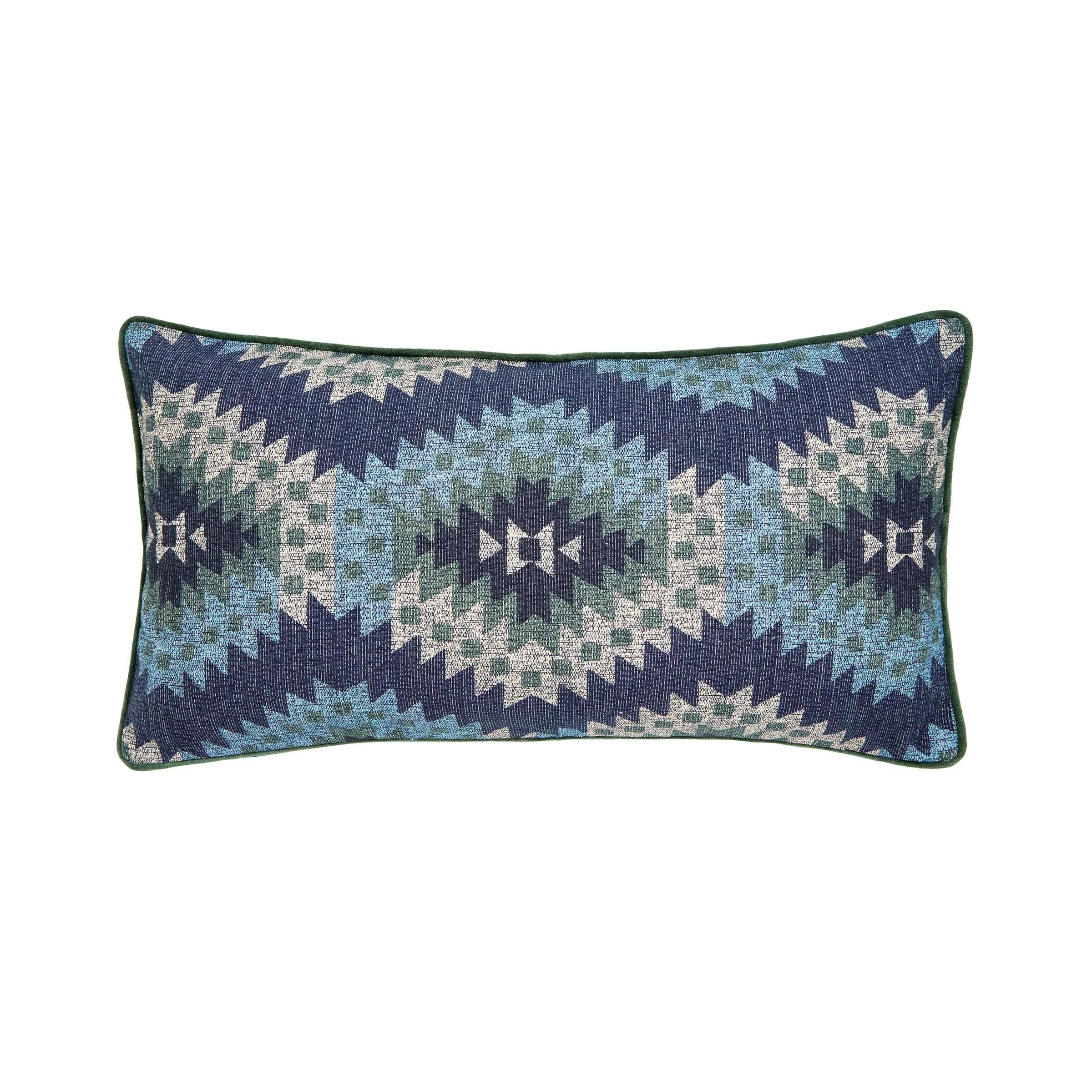 Navajo Cushion - Navy, Green, Cotton product