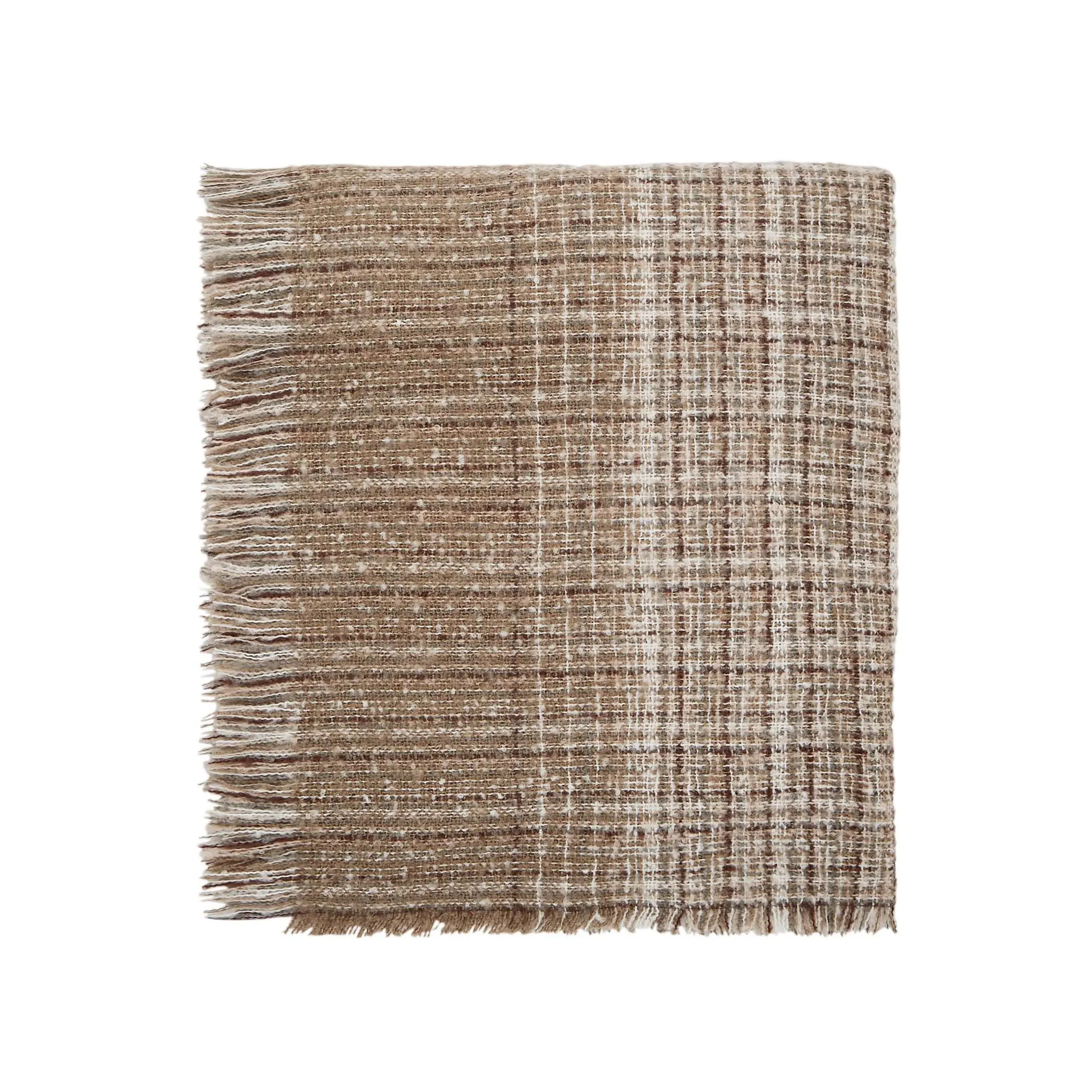 Osanna/Avita Tasselled Throw - Charcoal, Chalk & Tan product