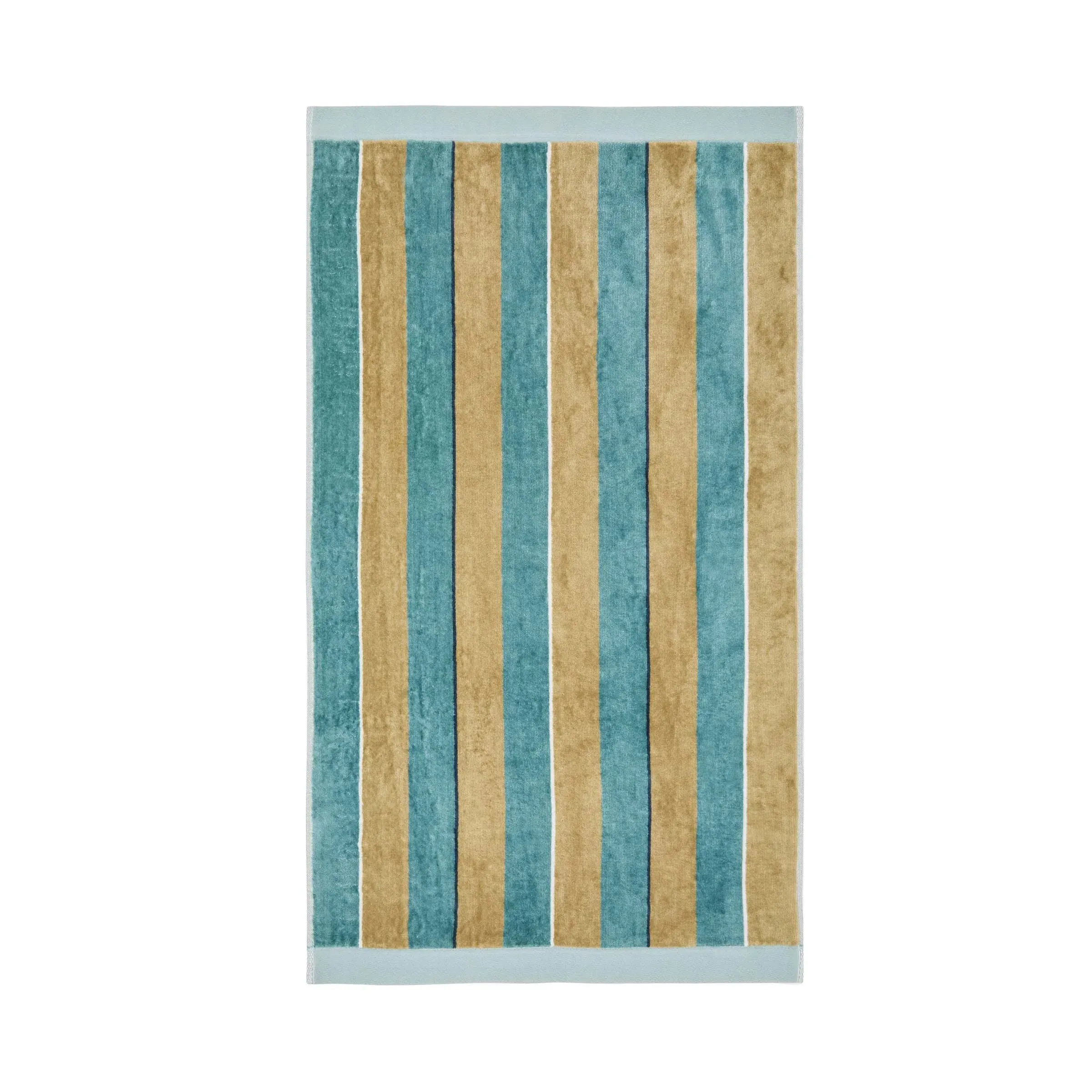 Oscar/Celina Hand Towel - Teal/Olive, Cotton product