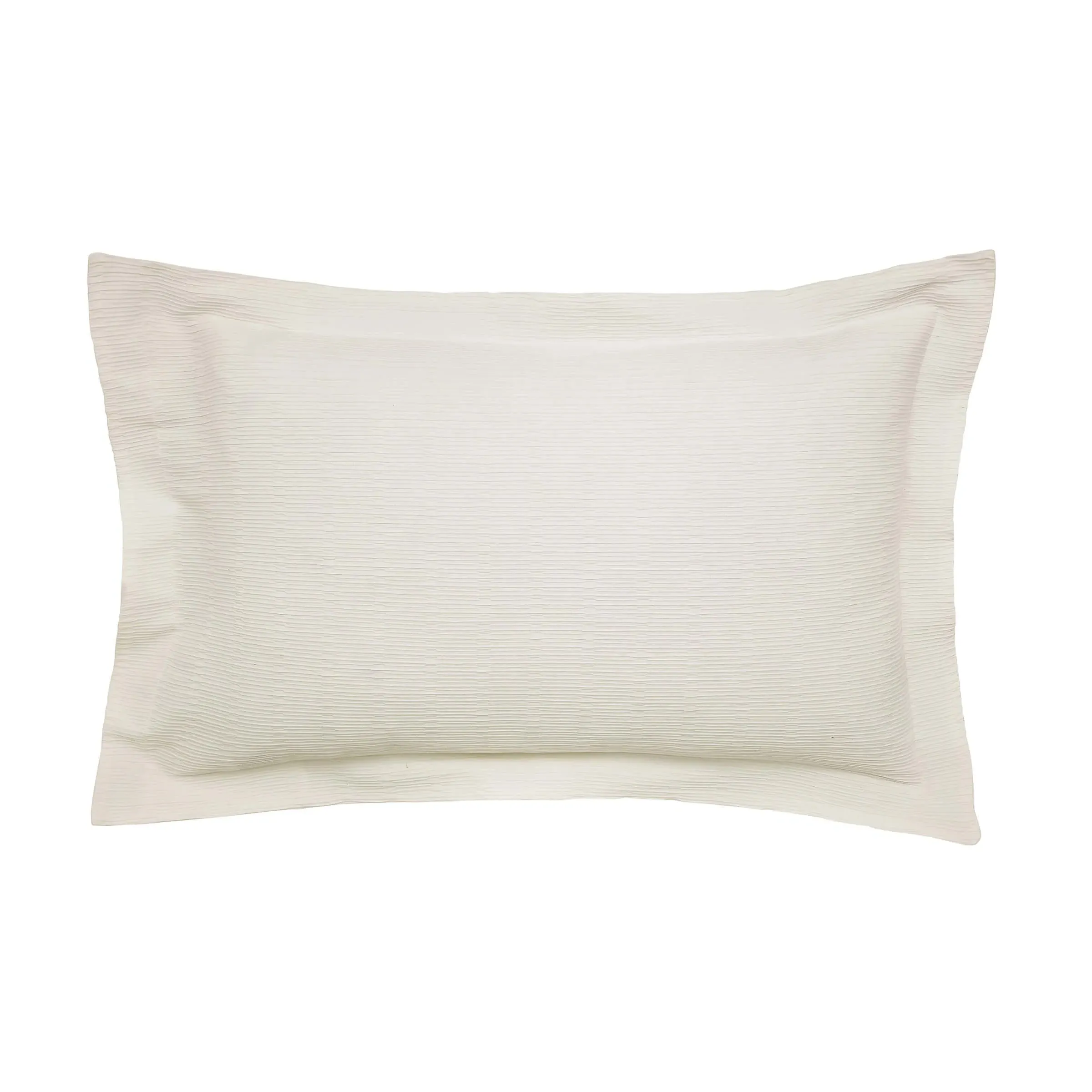 Oxford Pillowcase Textured Weave - Chalk, Cotton image
