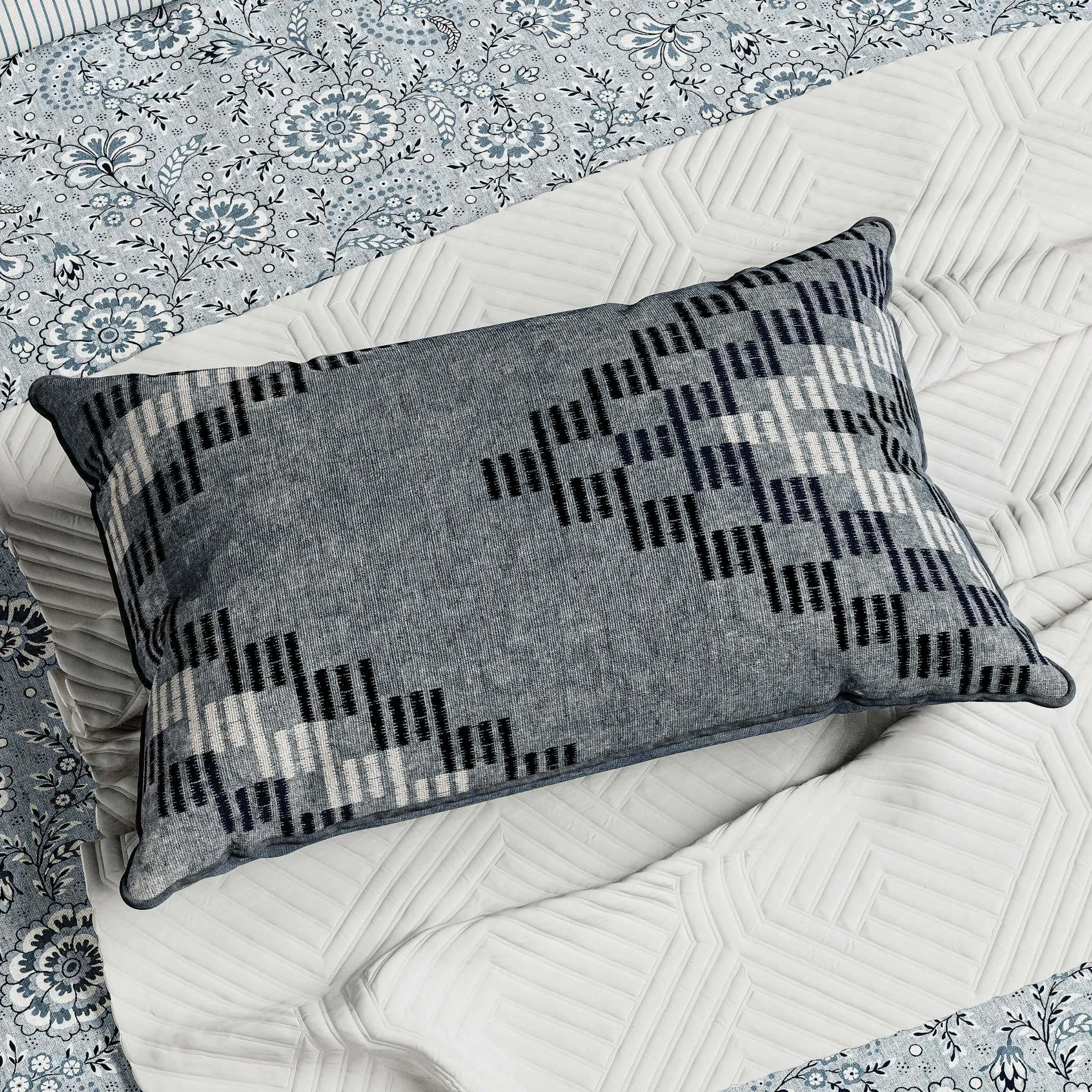 Quilted Throw - Chambray, Cotton