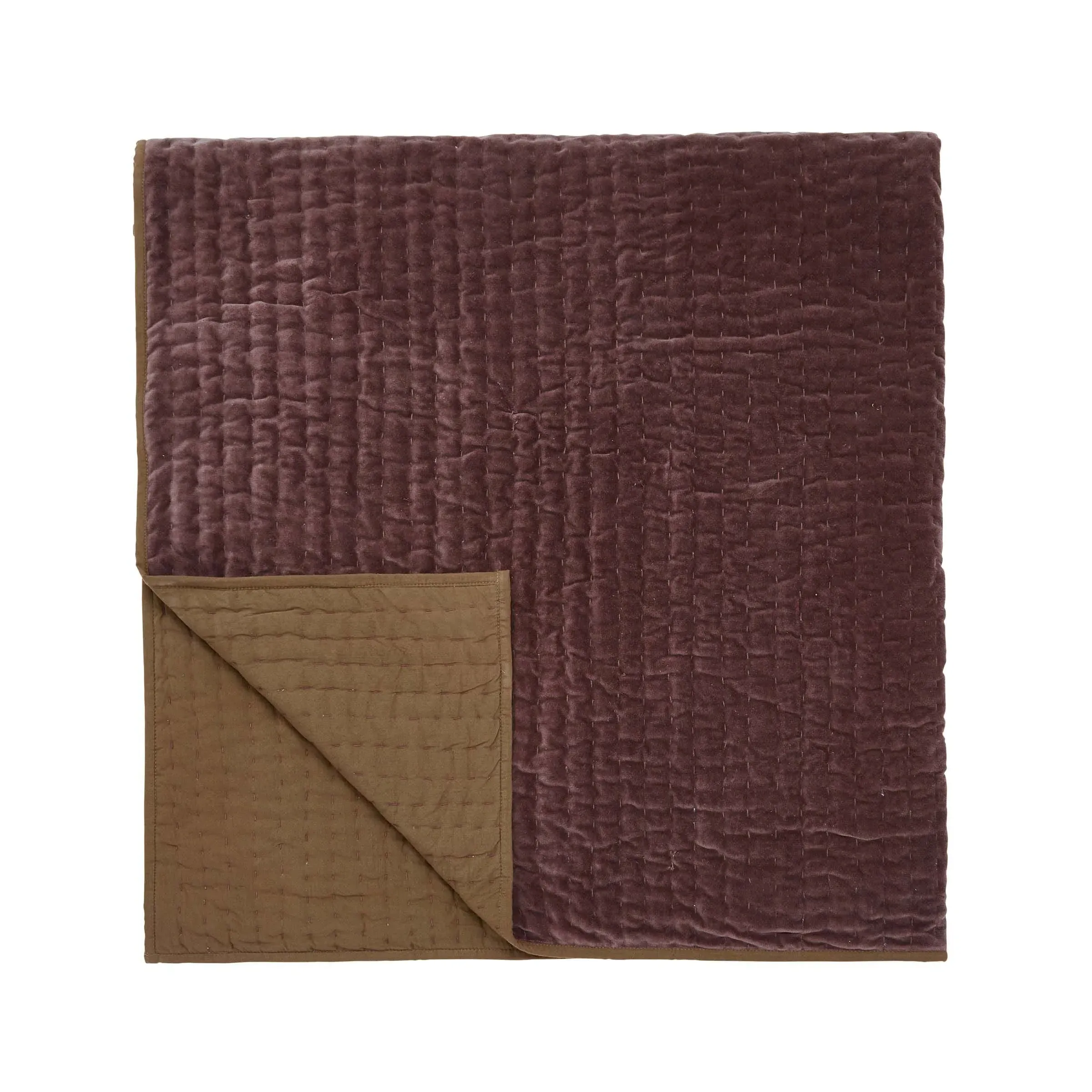 Quilted Throw - Multi, Cotton Velvet image