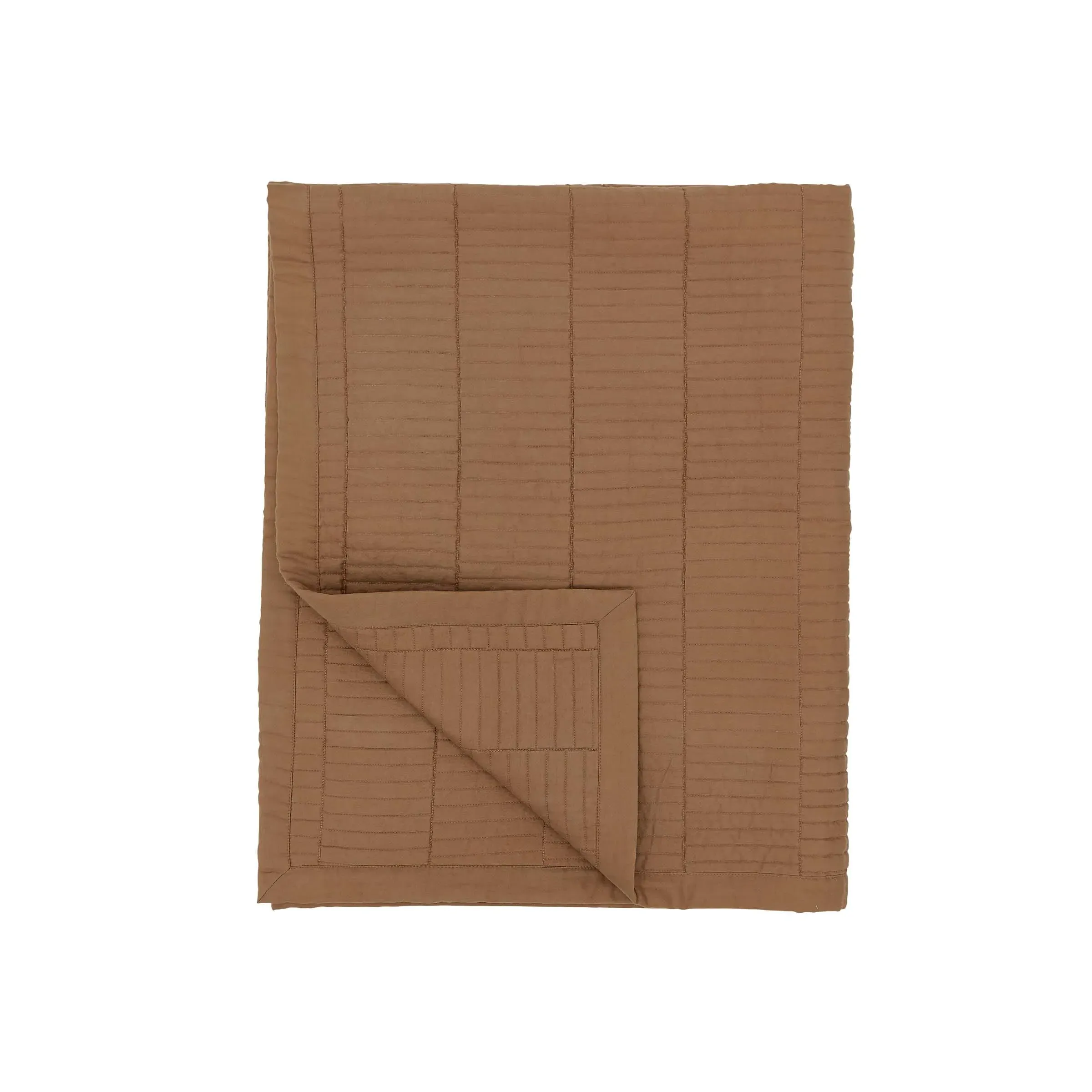 Quilted Throw - Tan image