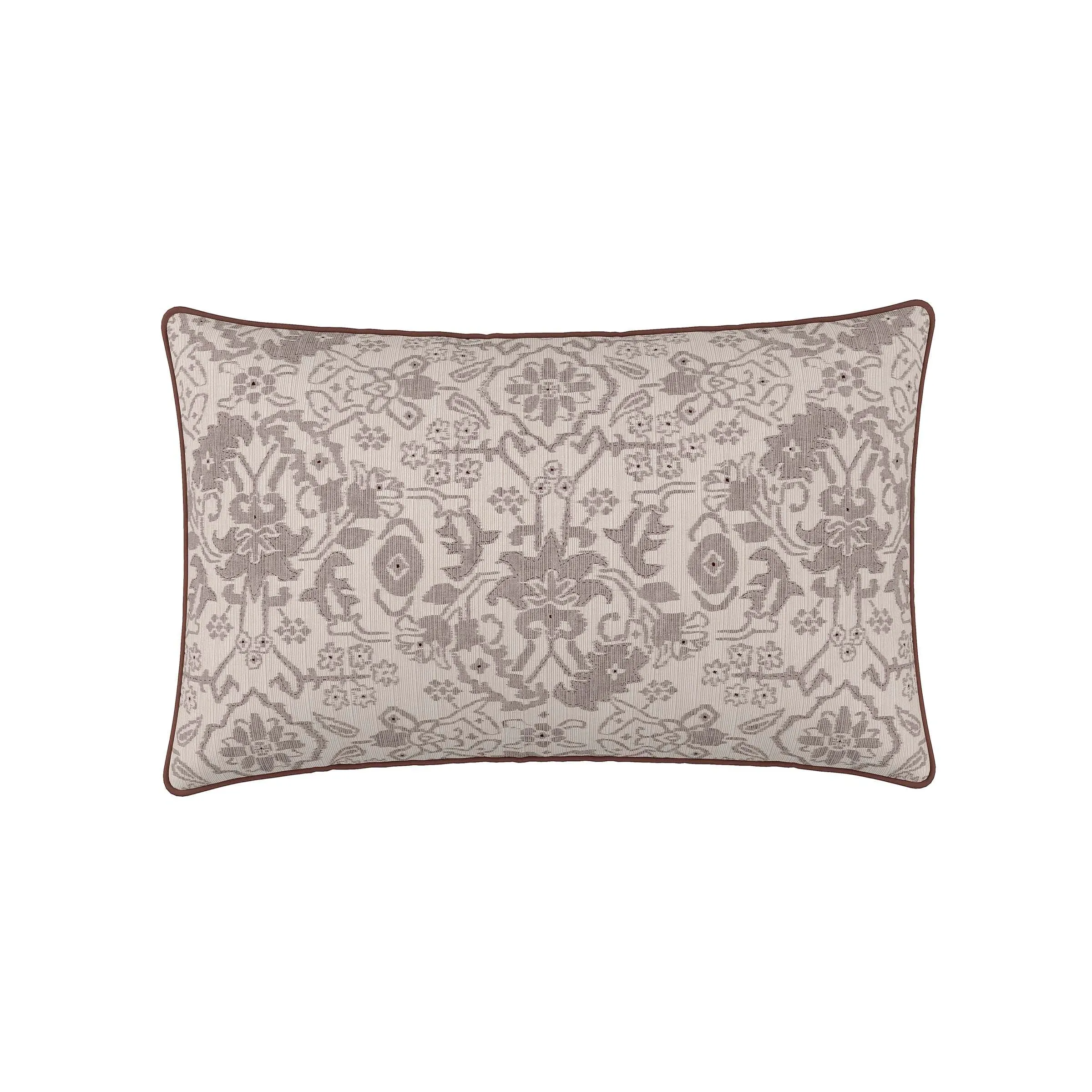 Rectangular Cushion Floral Pattern - Pink, Cotton image