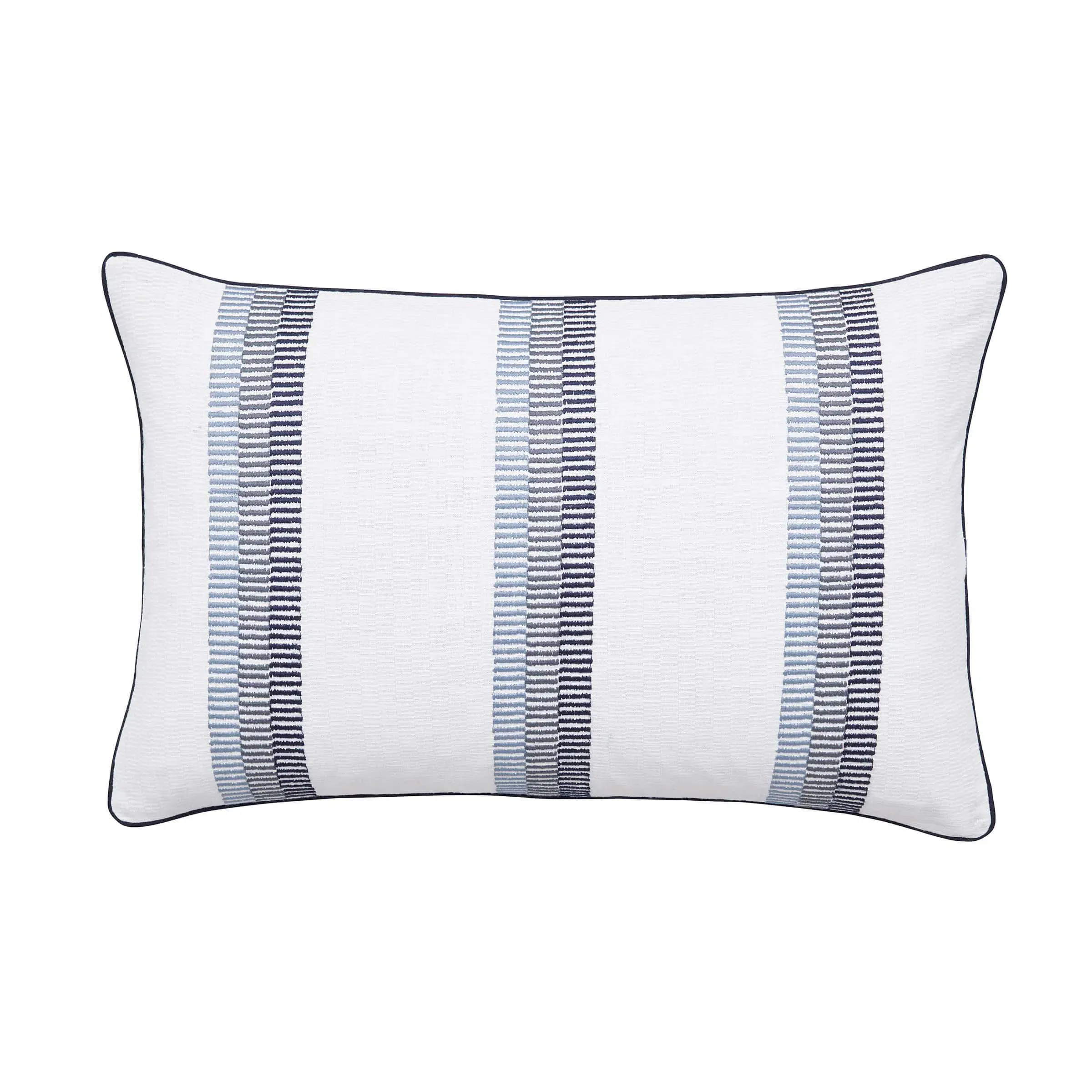 Rectangular Cushion Japanese Floral - Midnight image