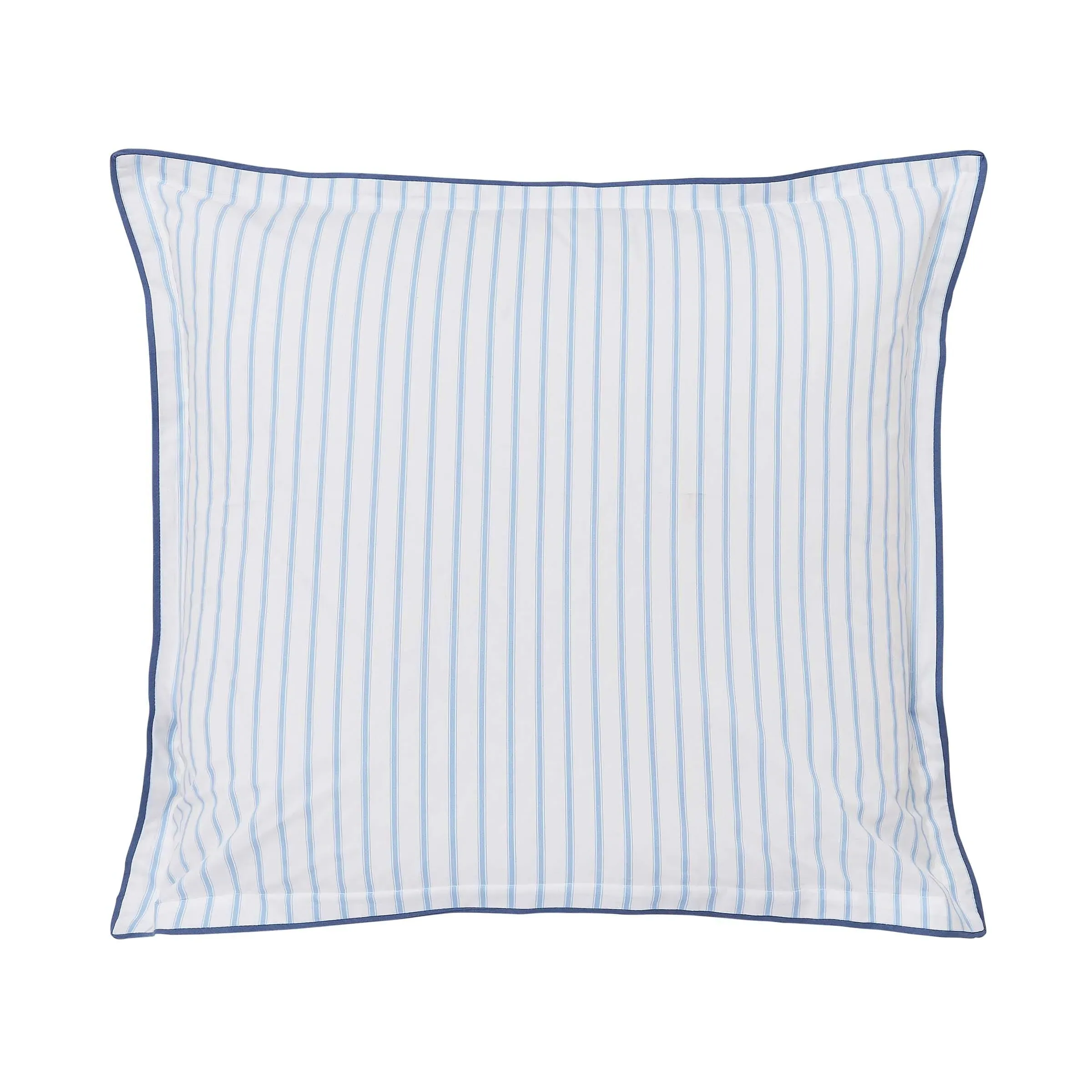 Seren Square Oxford Pillowcases, Pair - Blue/Pink, Cotton Percale product