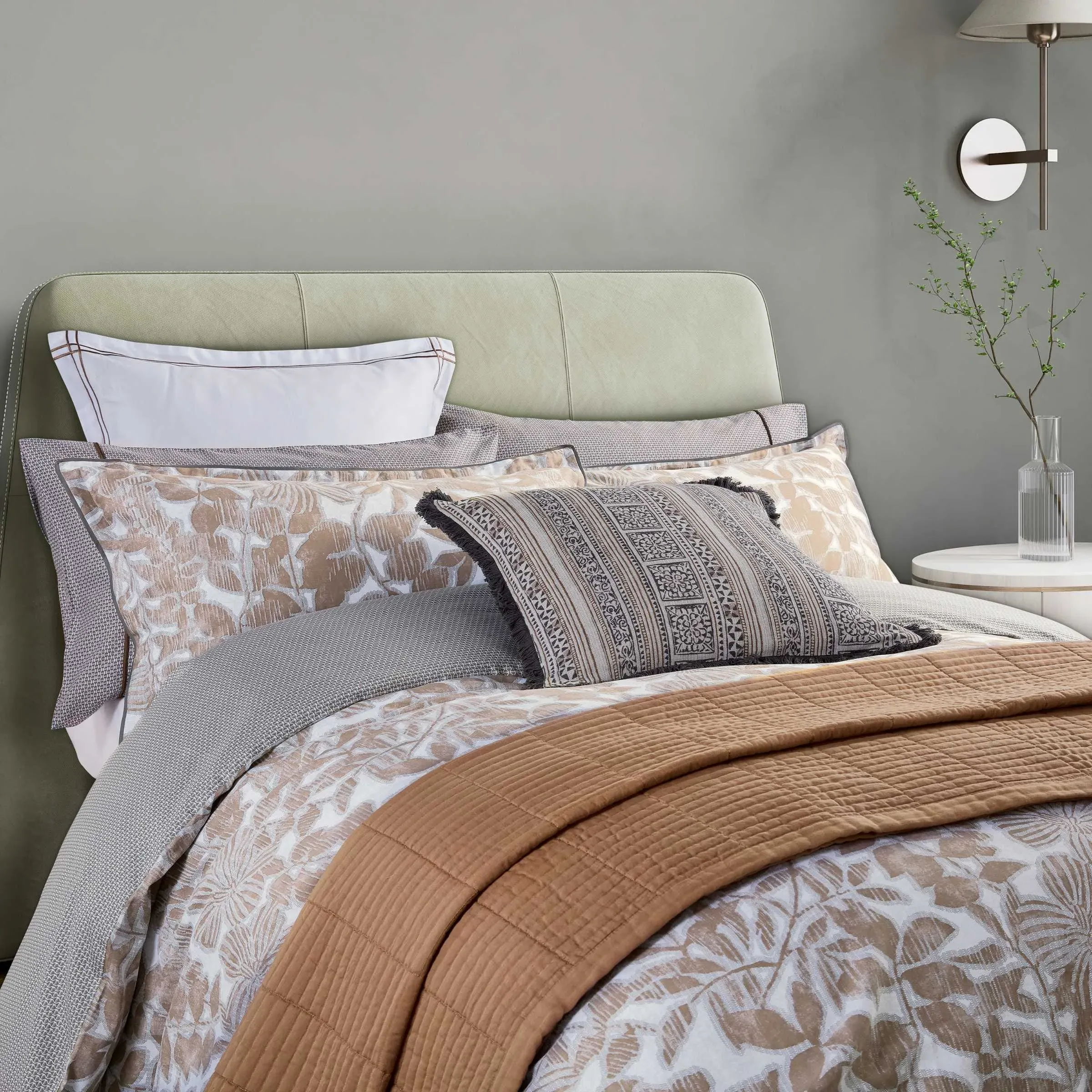 Single Duvet Cover Set - Charcoal, Cotton image