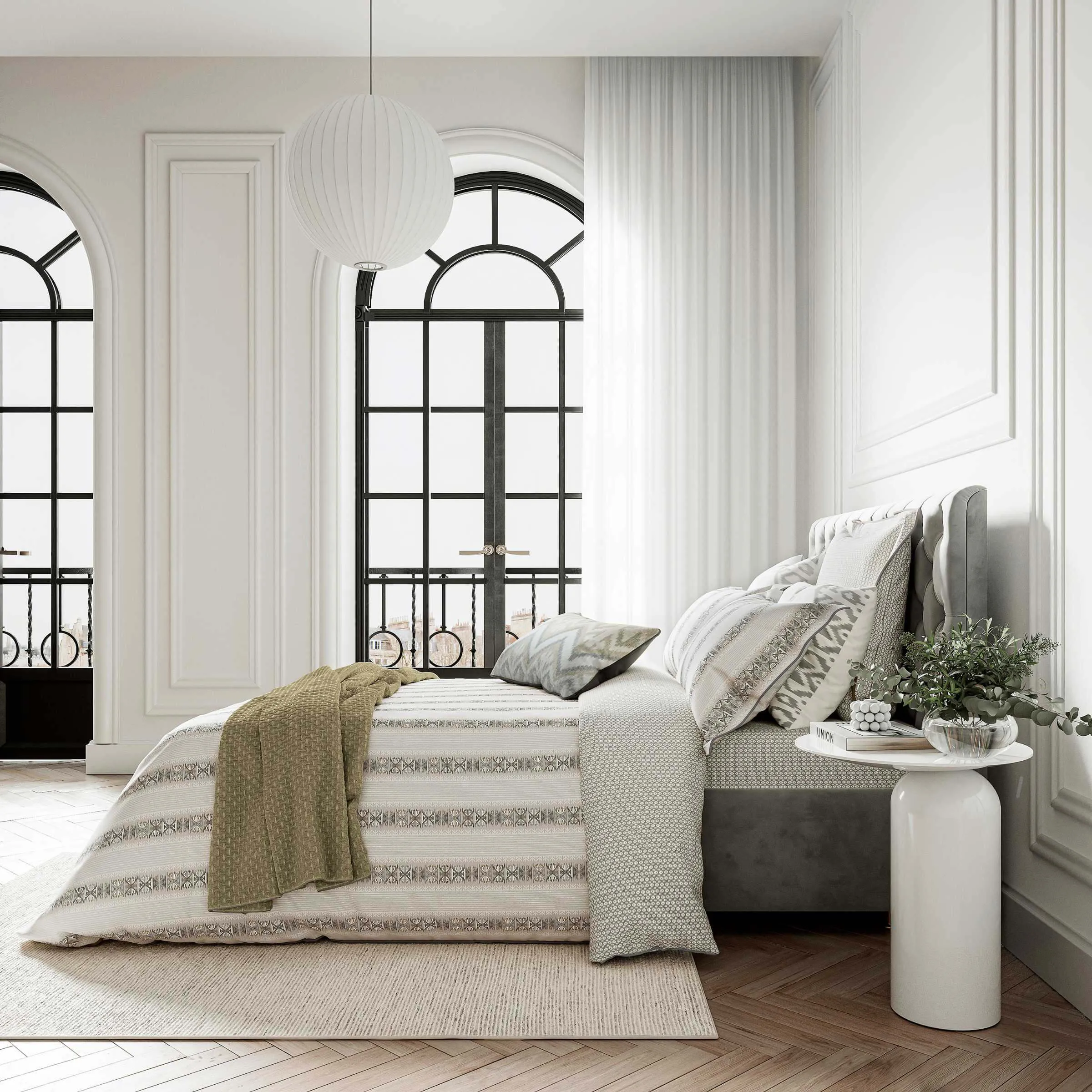 Single Duvet Cover Set - Linen, Cotton