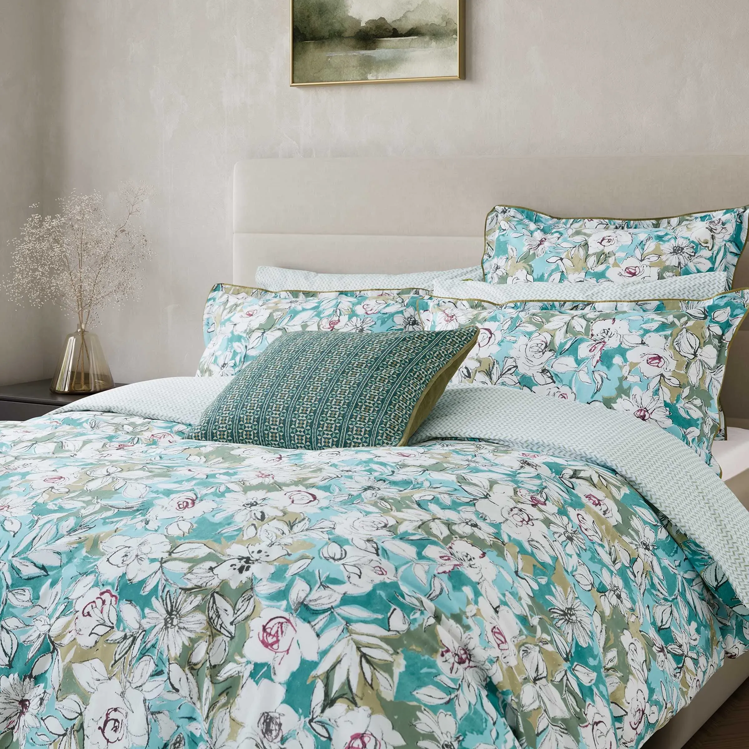 Single Duvet Cover Set with Pillowcase - Blue image