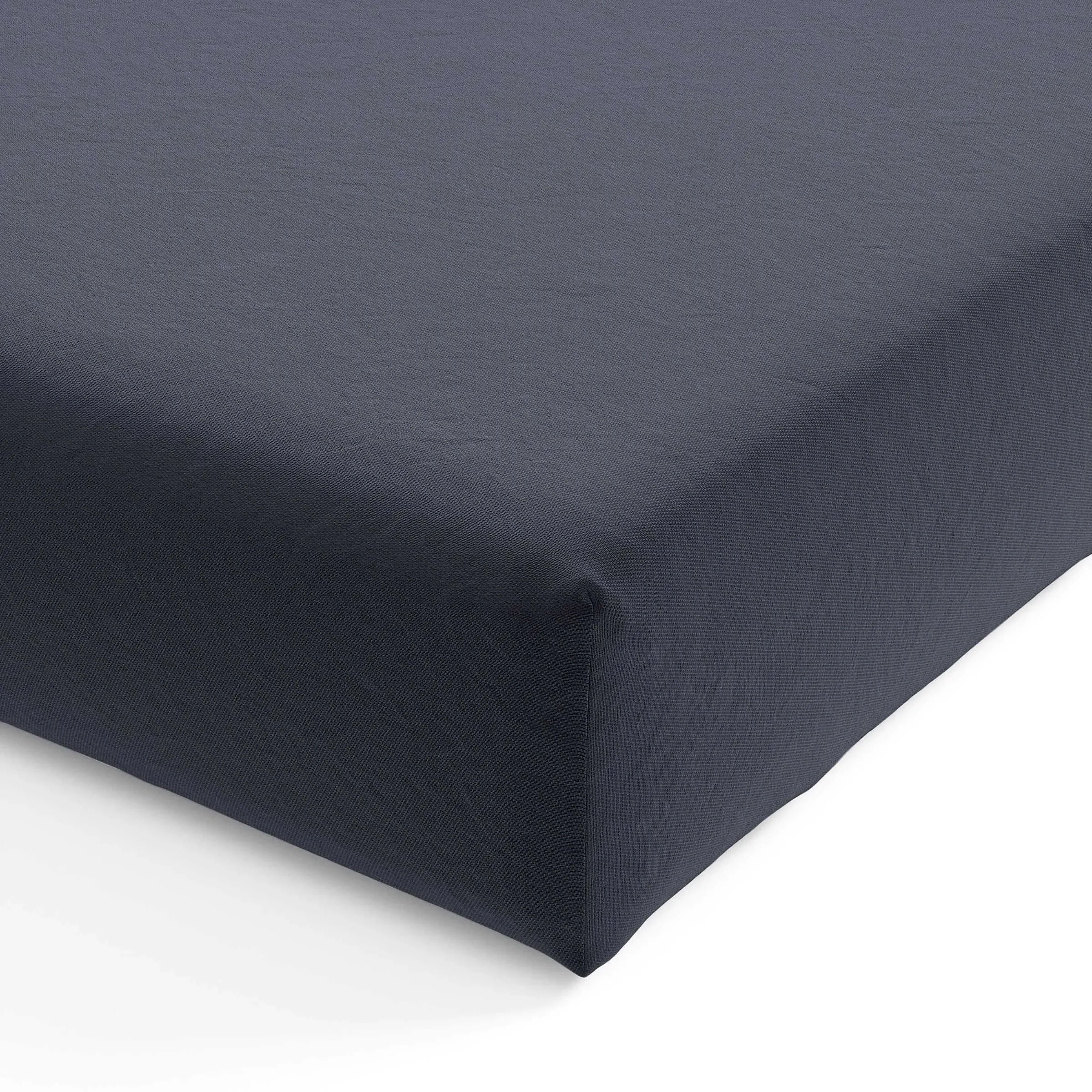Single Fitted Sheet 200 Thread Count - Denim