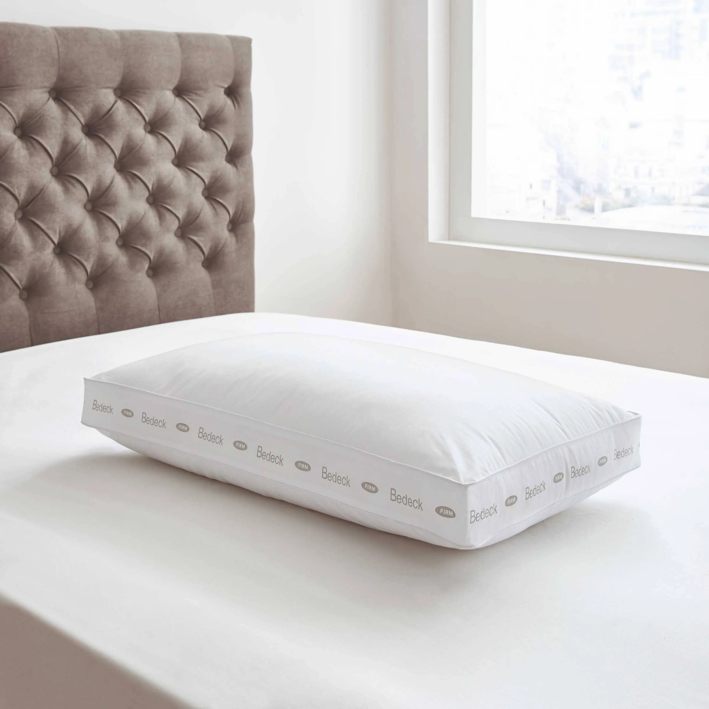 Sleep Support System Firm Pillow - White, Cotton product