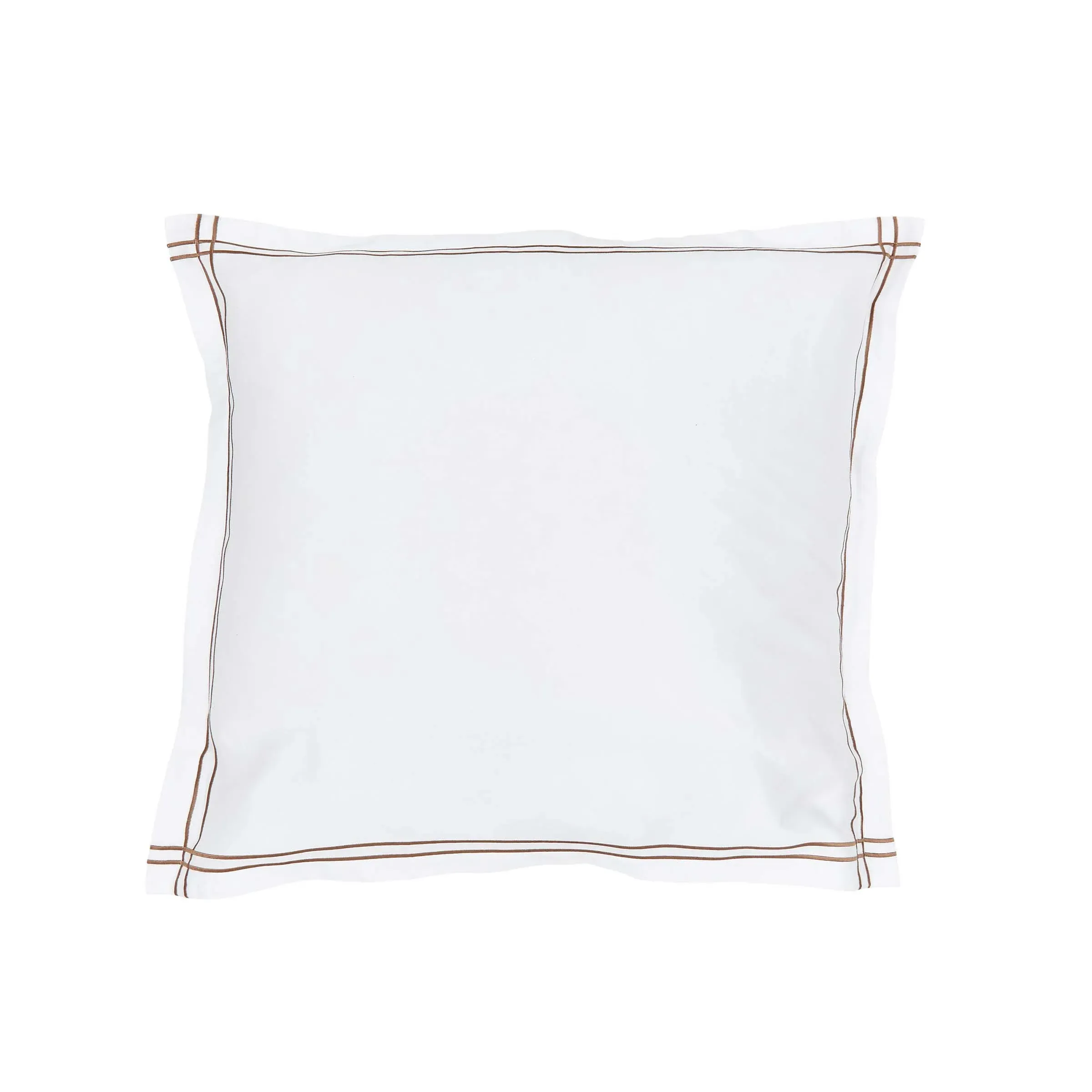 Square Oxford Pillowcase Pair - Charcoal, Cotton