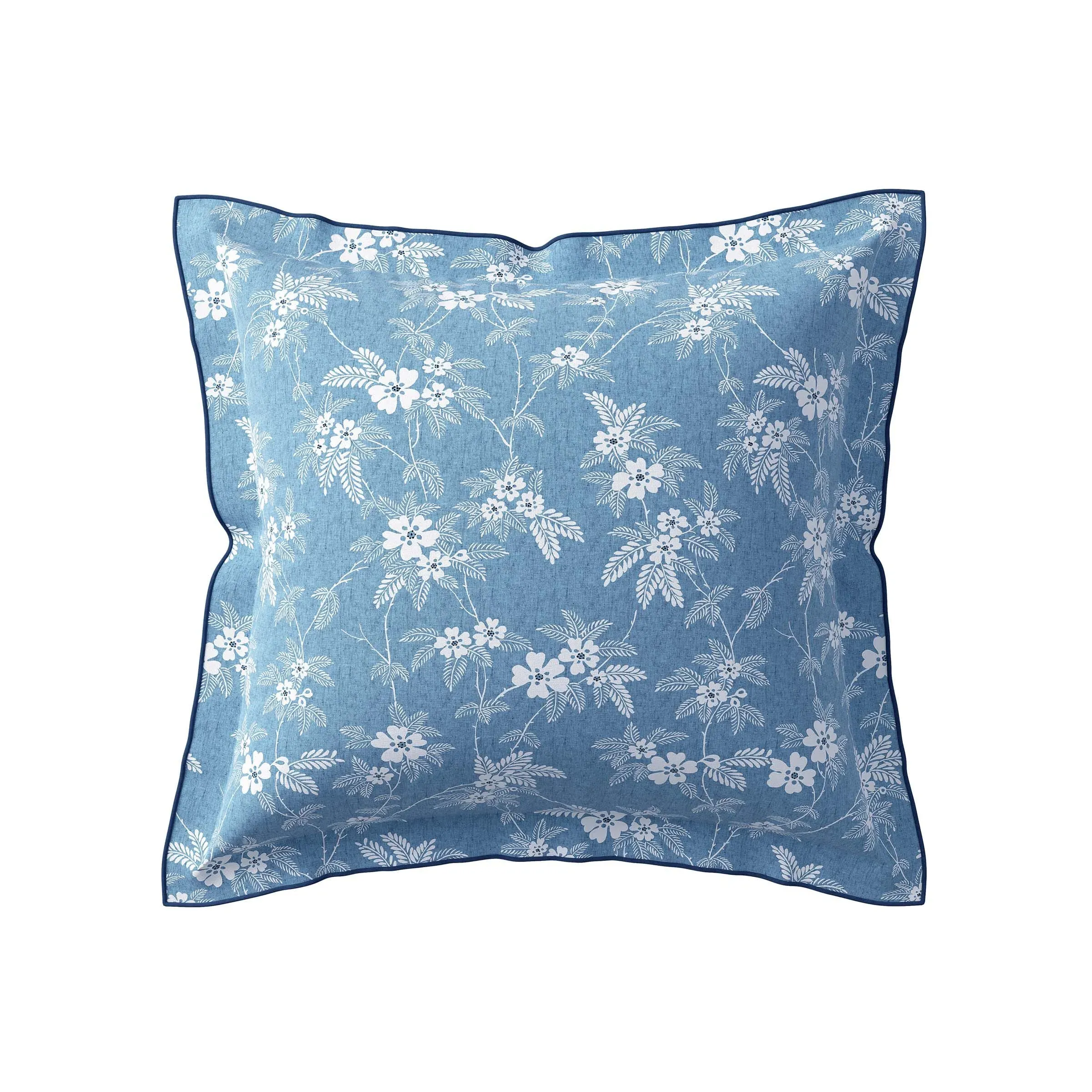 Square Oxford Pillowcases - Chambray Blue image