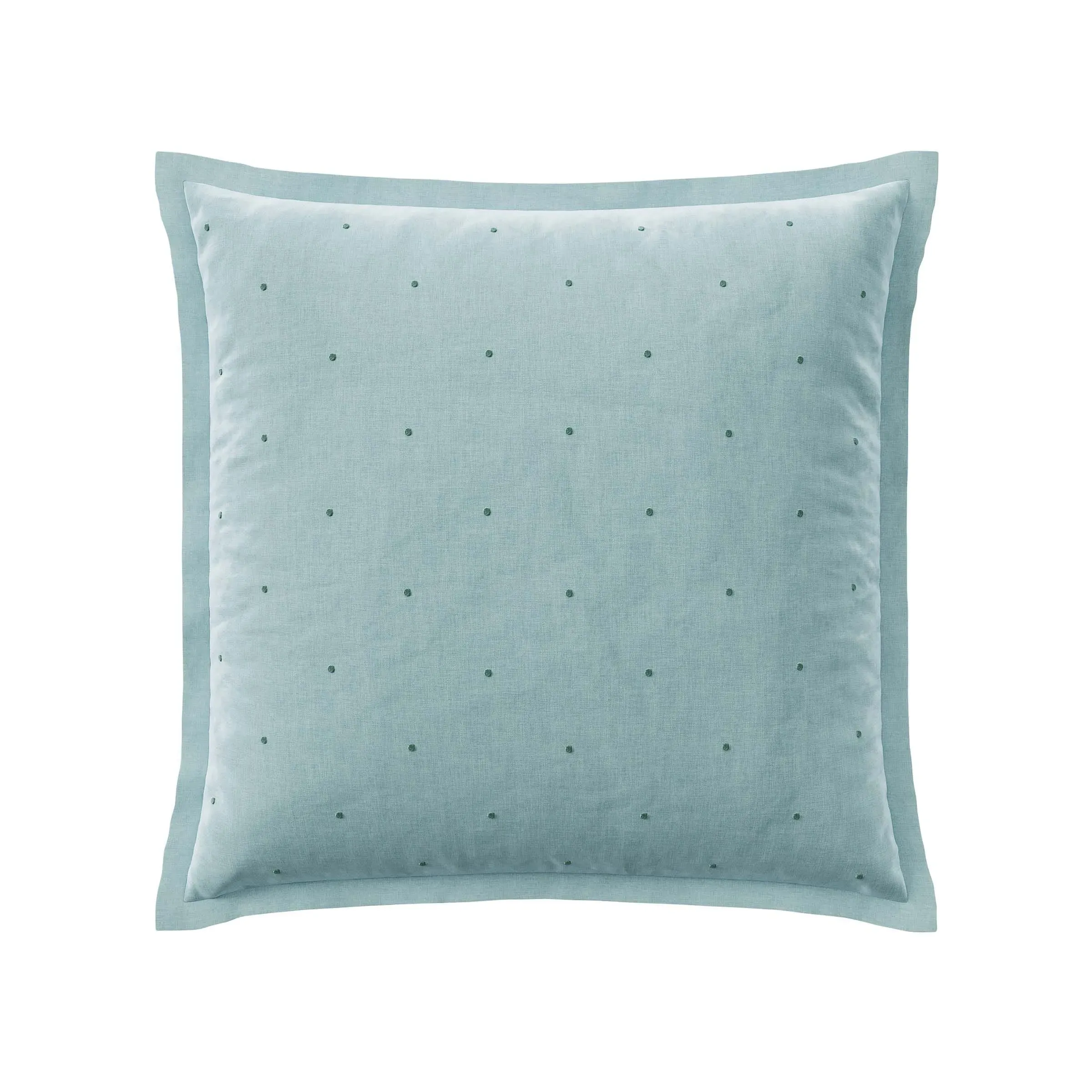 Square Oxford Pillowcases Set - Duck Egg, Cotton image