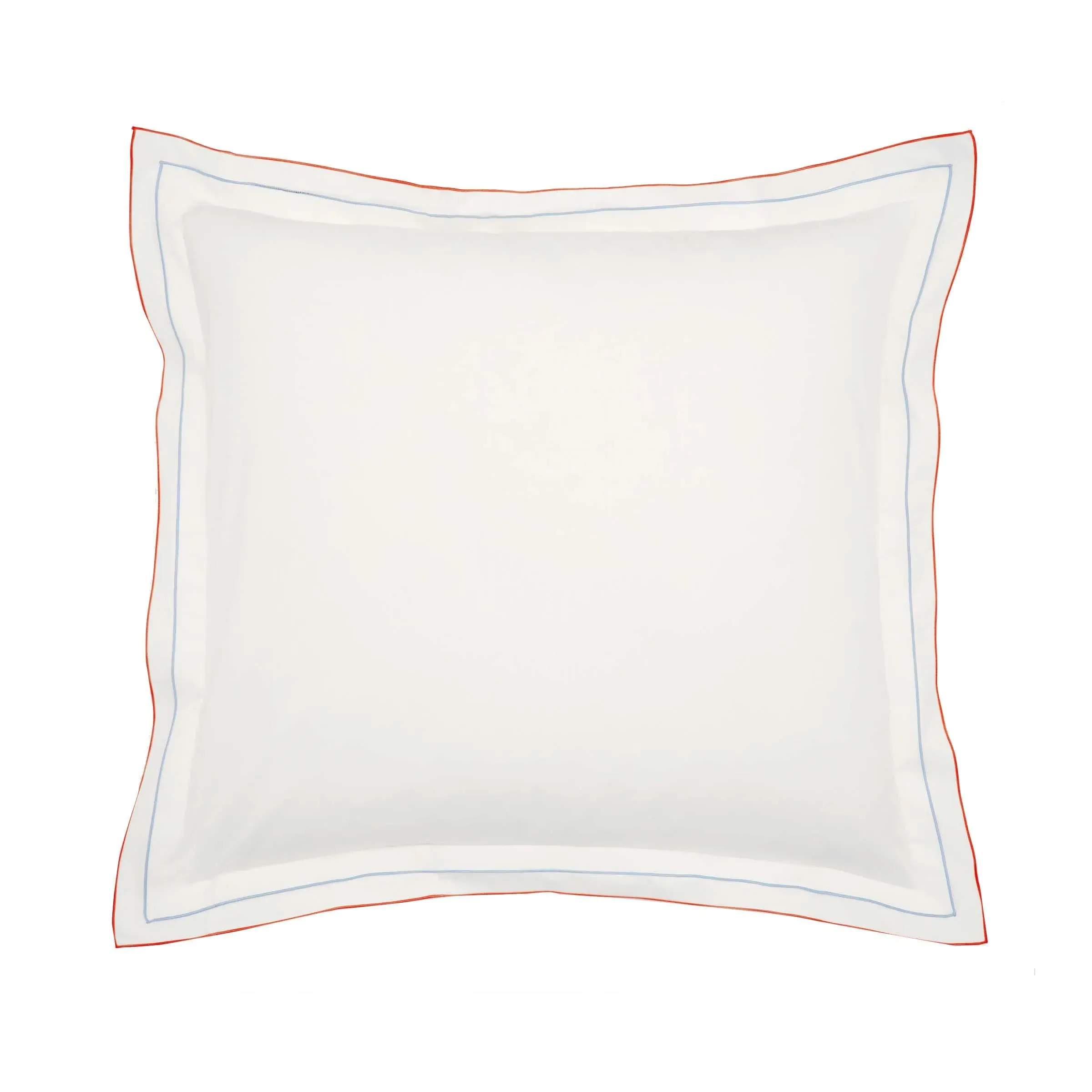 Square Oxford Pillowcases with Frill - Pink image
