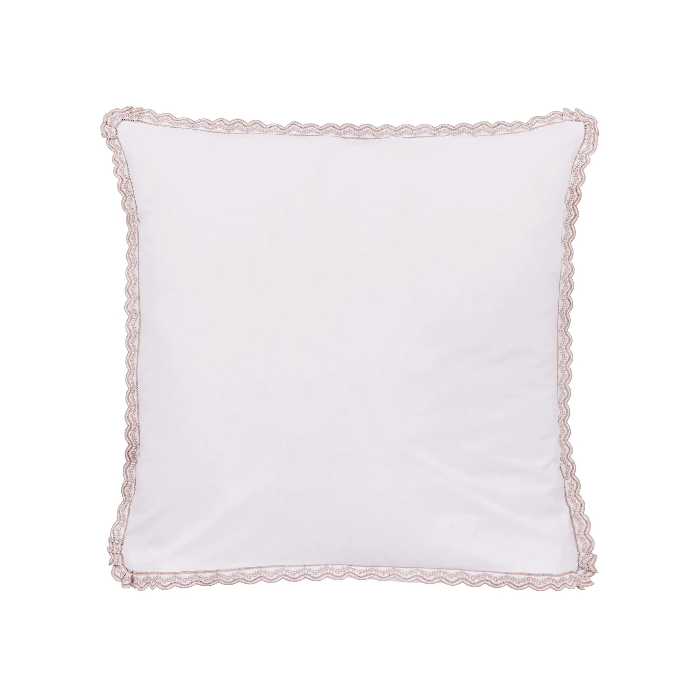 Square Oxford Pillowcases with Lace - Multi, Cotton image