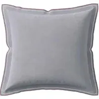 Square Pillowcases Pair - Grey, Cotton Sateen