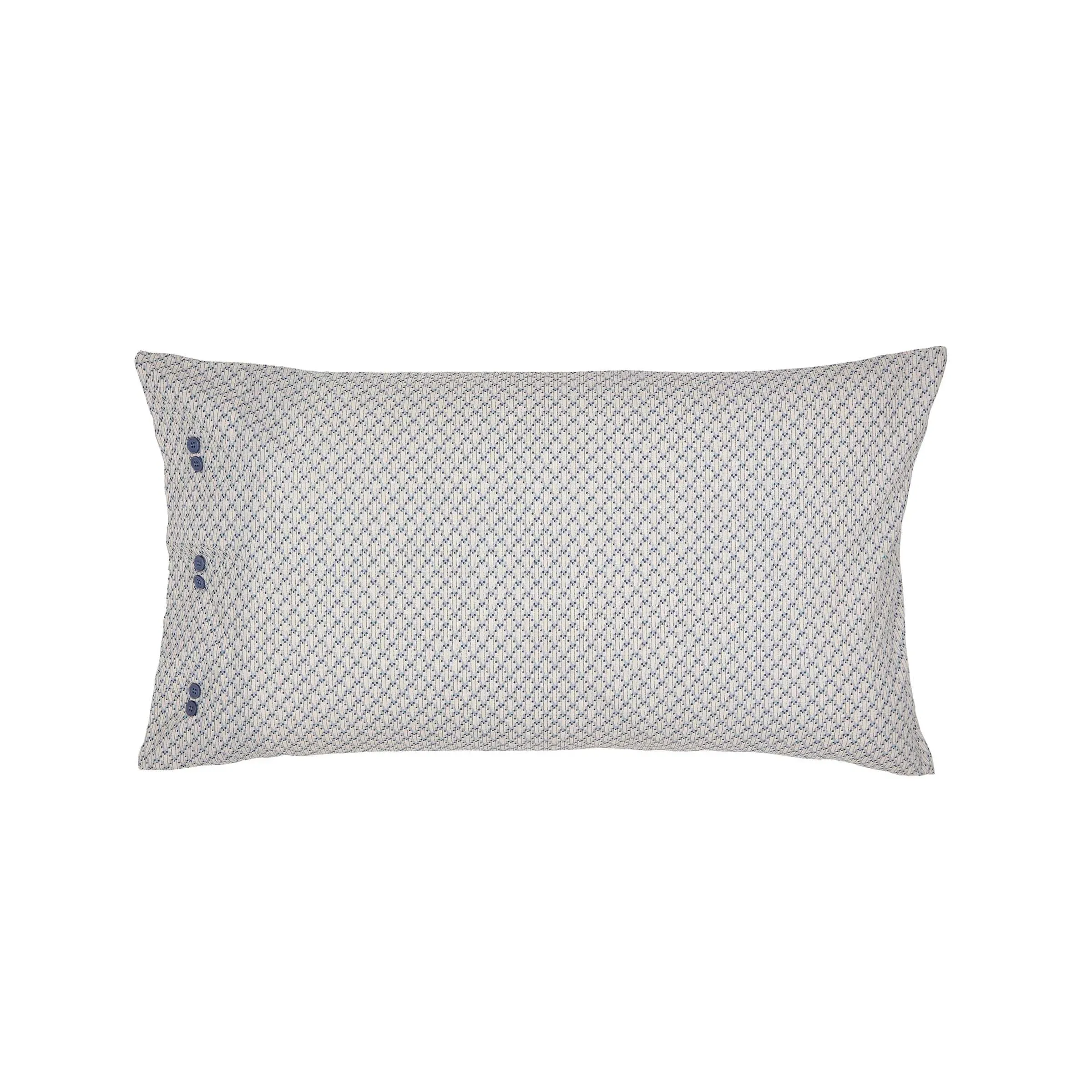 Standard Pillowcases Floral Design - Blue, Cotton image