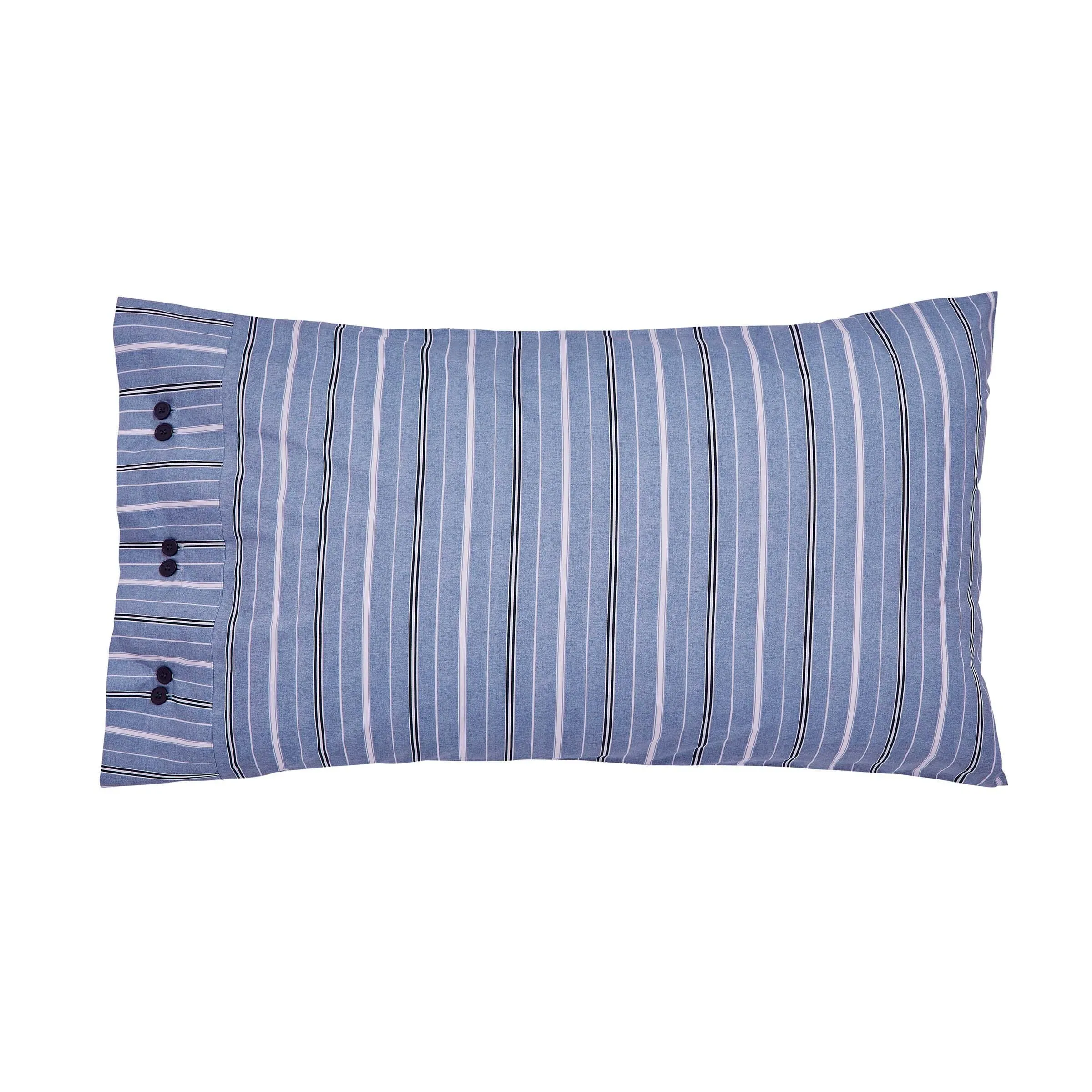 Standard Pillowcases Paisley Design - Navy Blue image