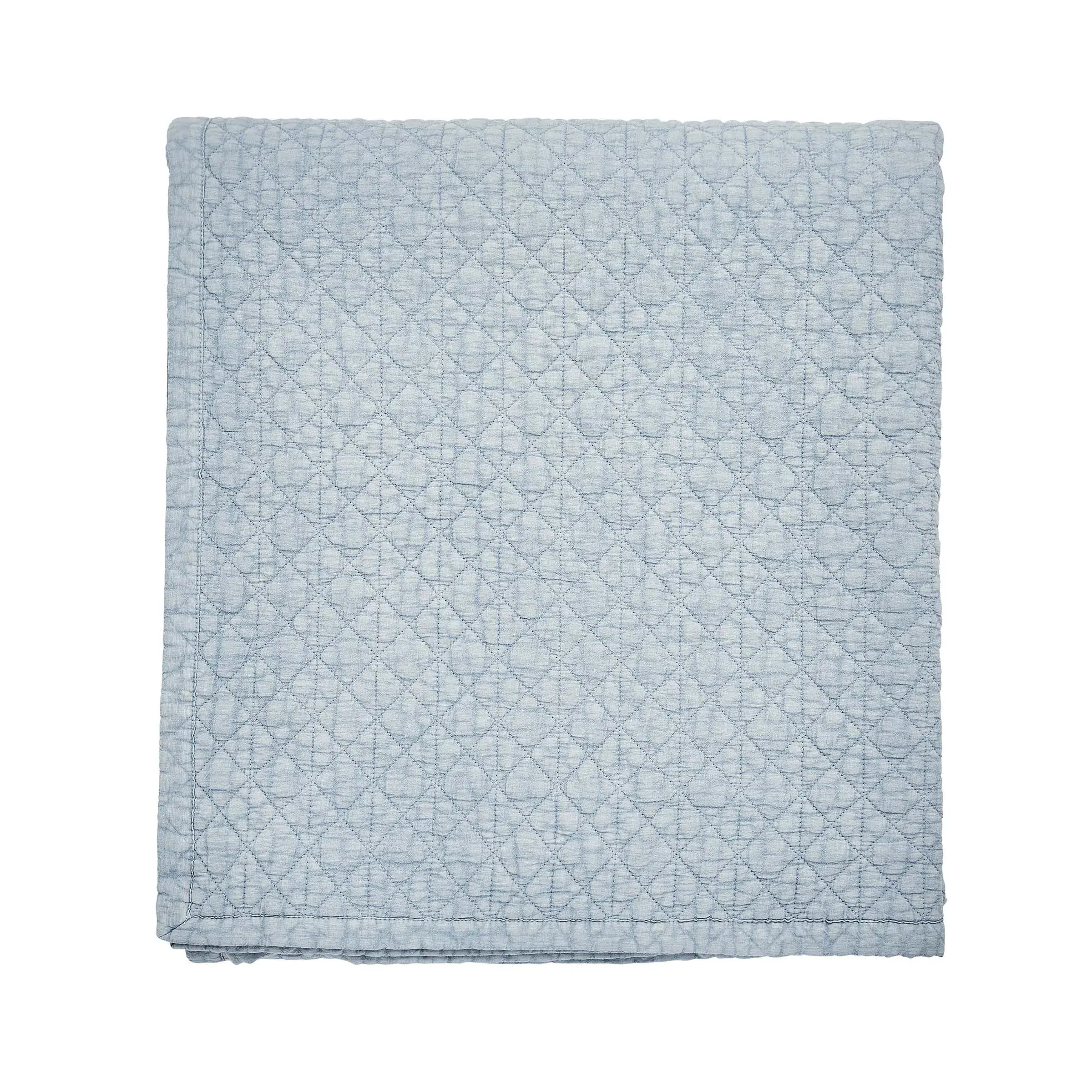 Stonewashed Cotton Throw - Blue product