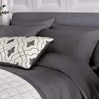 Super King Duvet Cover Chevron - Carbon