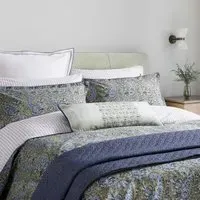 Super King Duvet Cover Set - Blue, Cotton