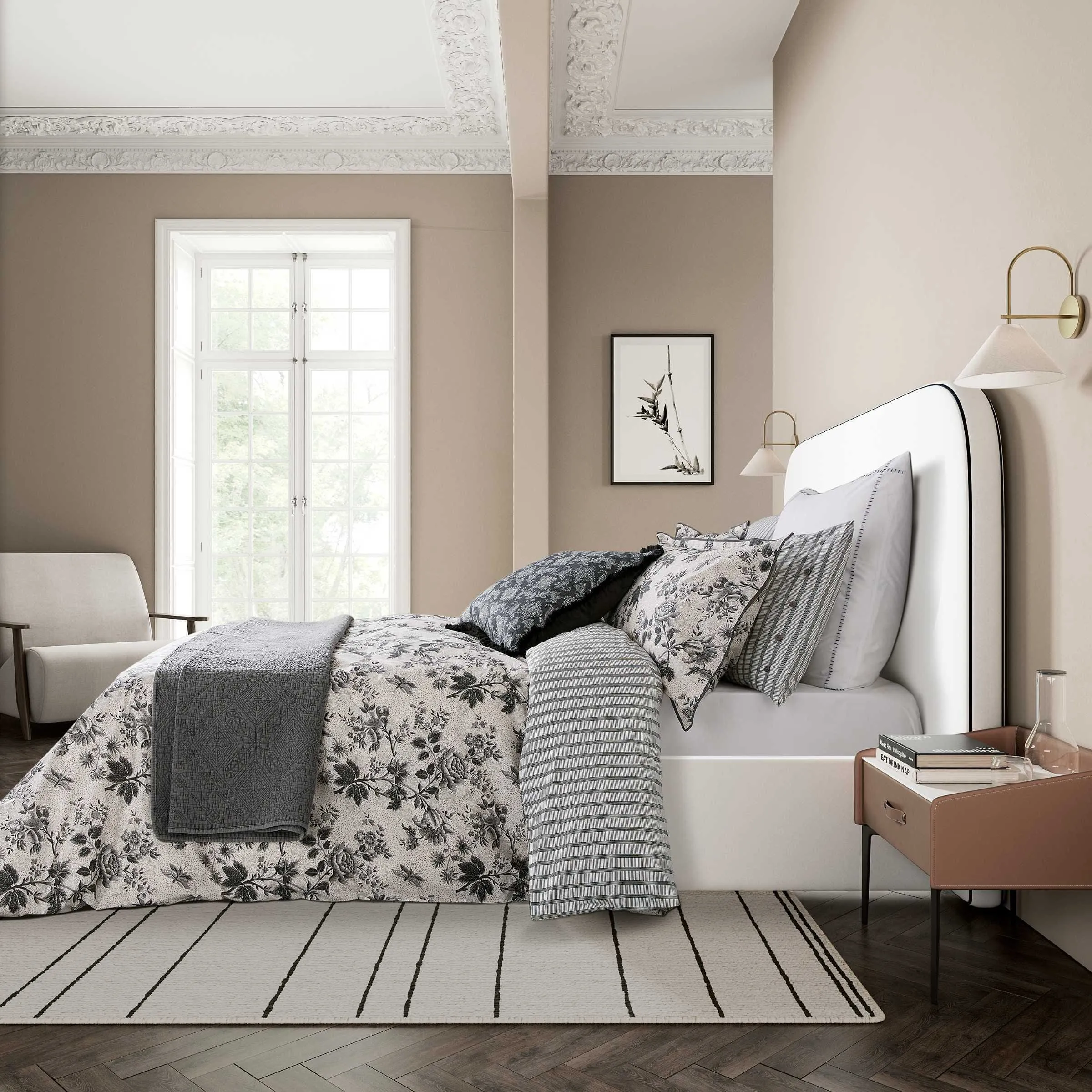 Super King Duvet Cover Set - Chalk, Cotton