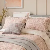 Super King Duvet Cover Set - Coral