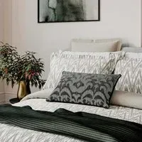 Super King Duvet Cover Set - Green, Cotton