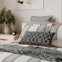 Super King Duvet Cover Set - Grey, Cotton