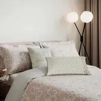 Super King Duvet Cover Set - Silver, Cotton