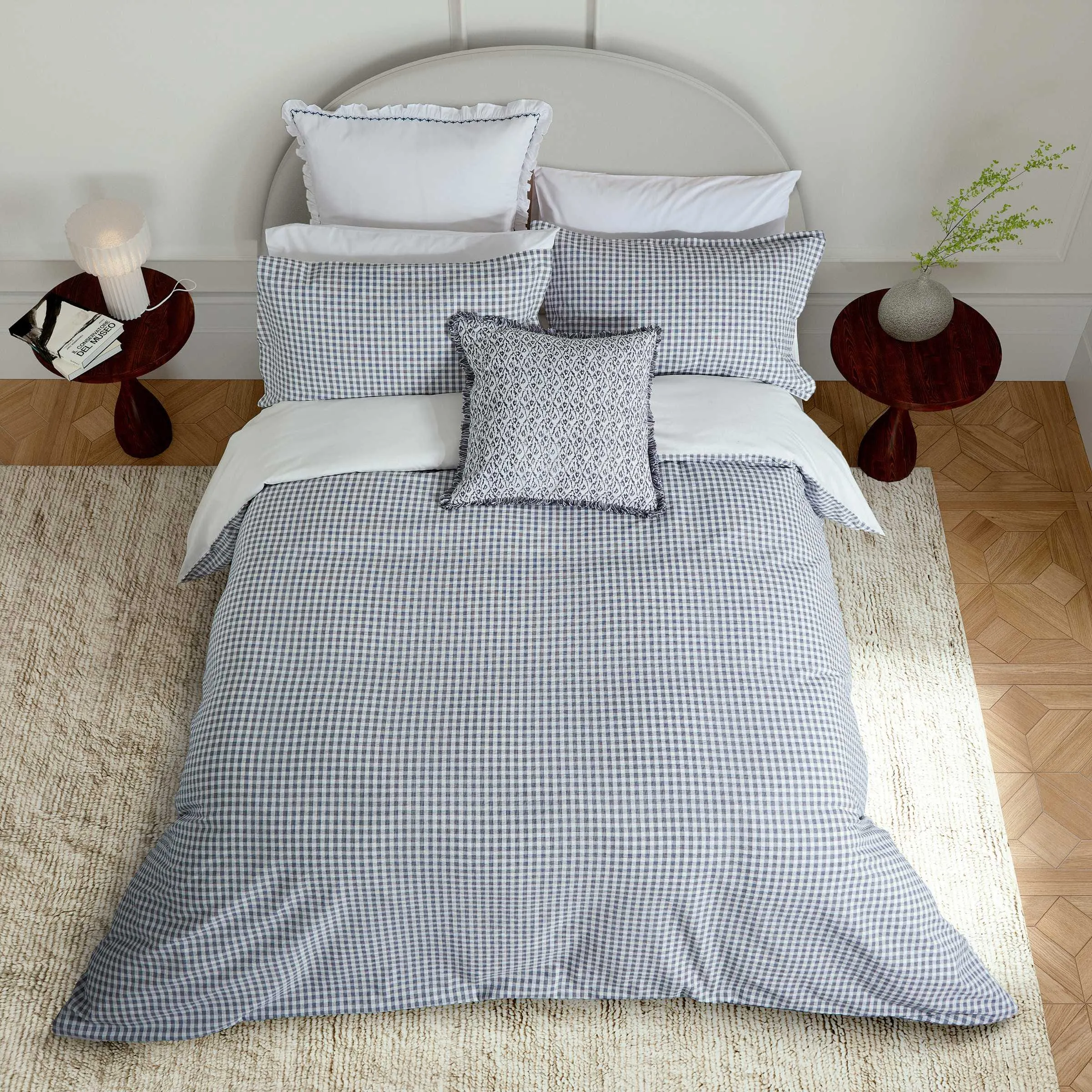 Super King Duvet Cover Set - White, Cotton